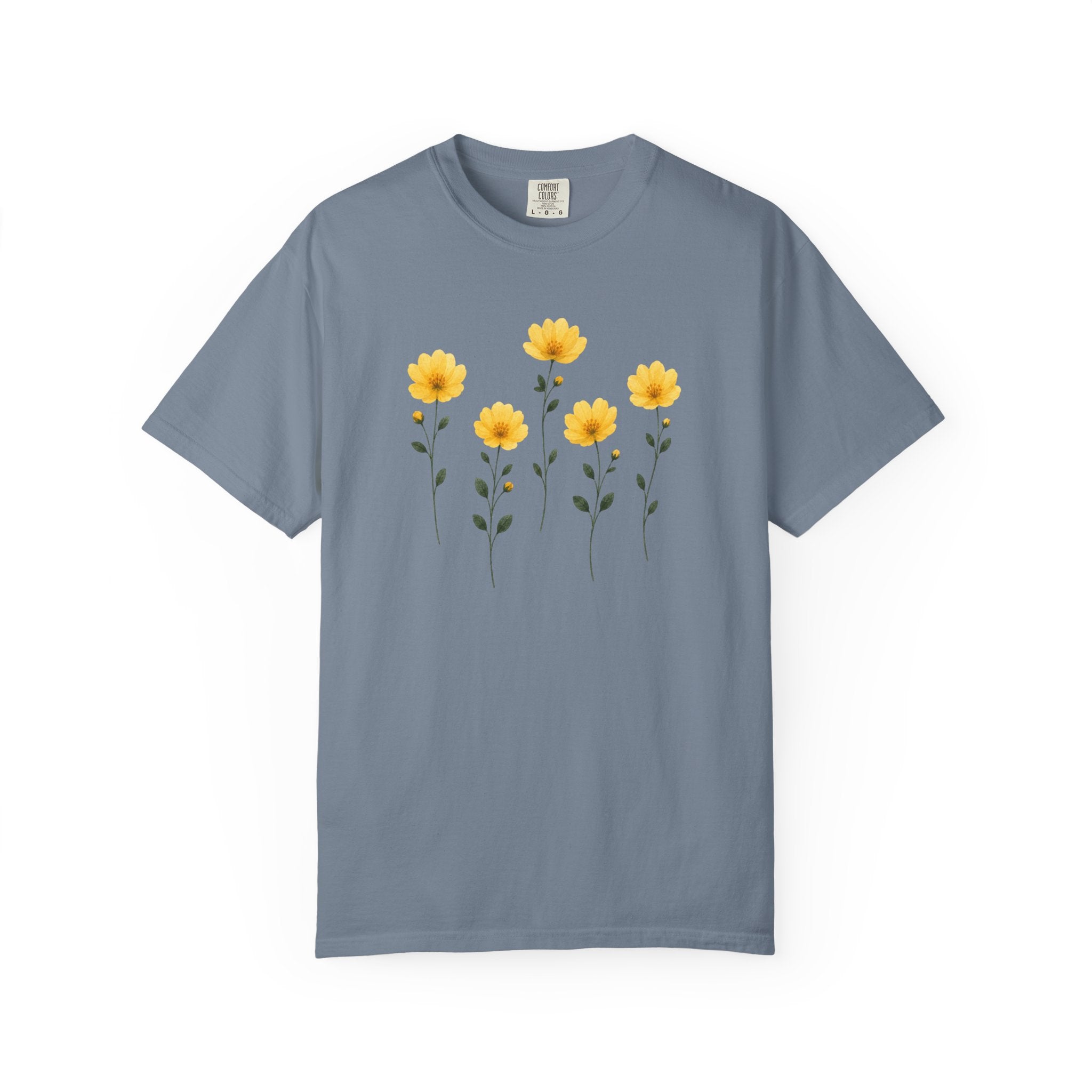 Yellow Pressed Flowers T-Shirt