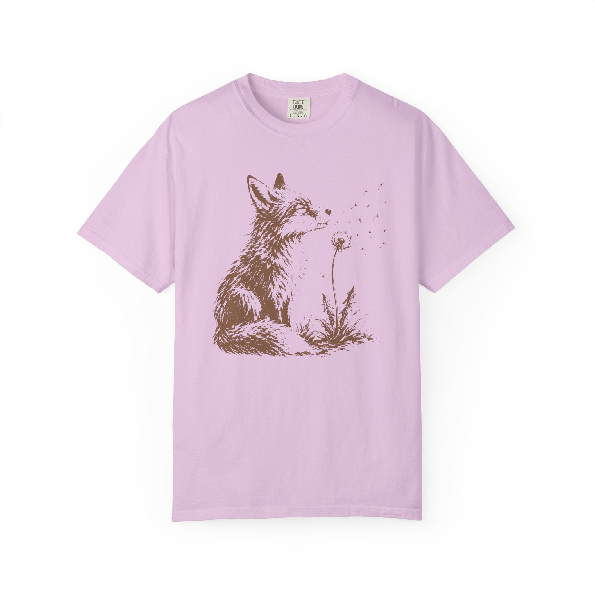 Fox Blowing Dandelion T-Shirt
