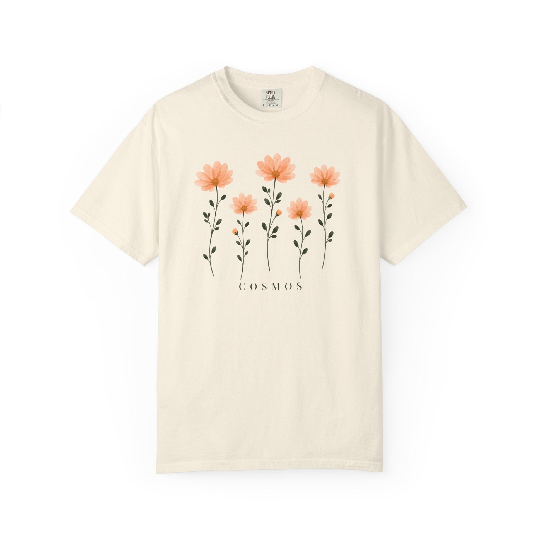 Cosmos Pressed Flowers T-Shirt