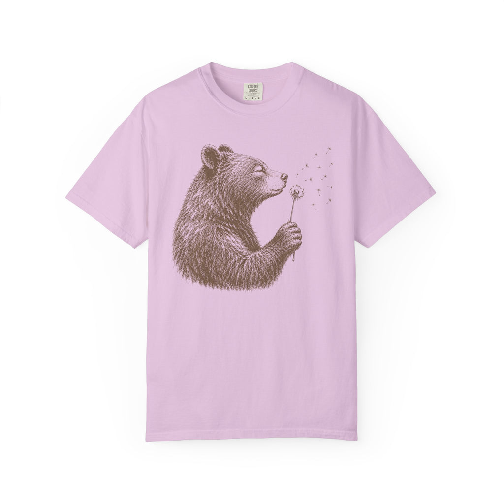 Bear Blowing Dandelion T-Shirt