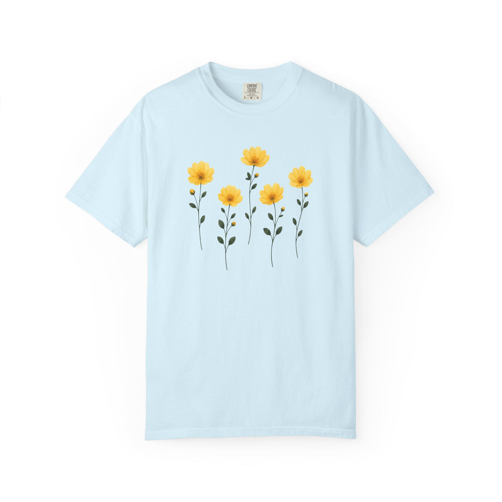 Yellow Pressed Flowers T-Shirt