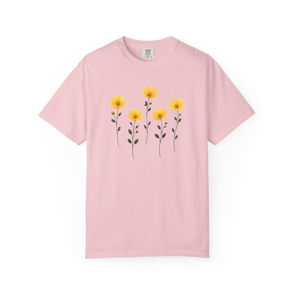 Yellow Pressed Flowers T-Shirt