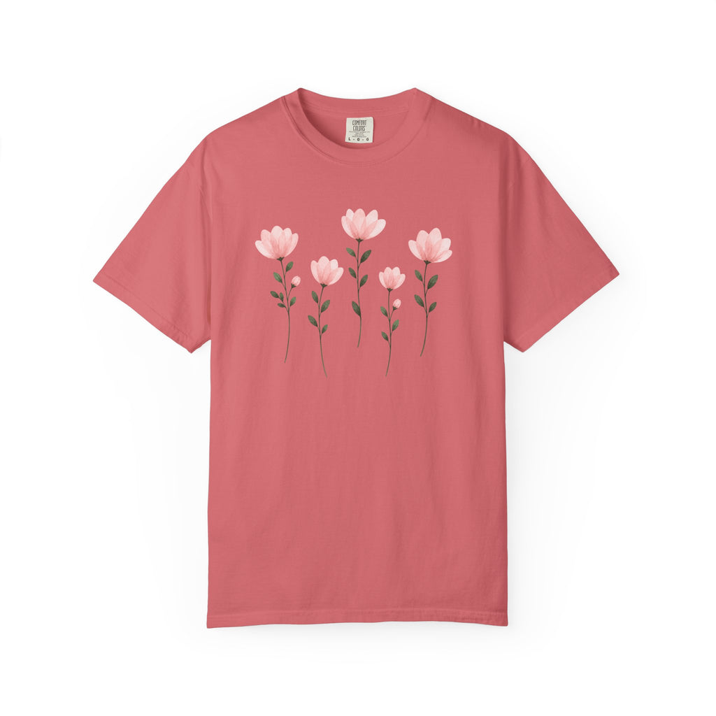 Pink Pressed Flowers T-Shirt