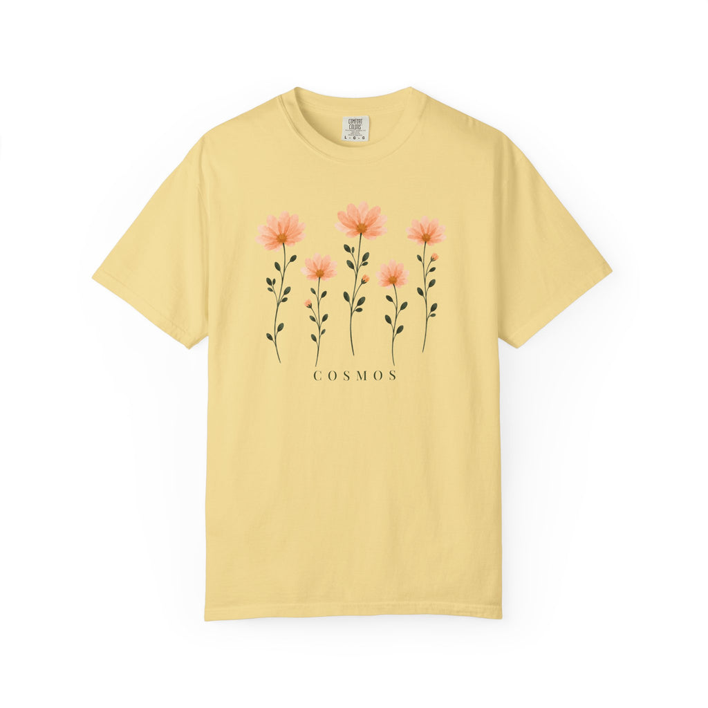 Cosmos Pressed Flowers T-Shirt