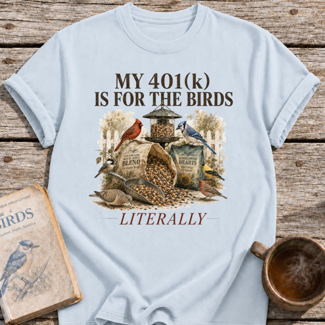 401(k) for the Birds T-Shirt
