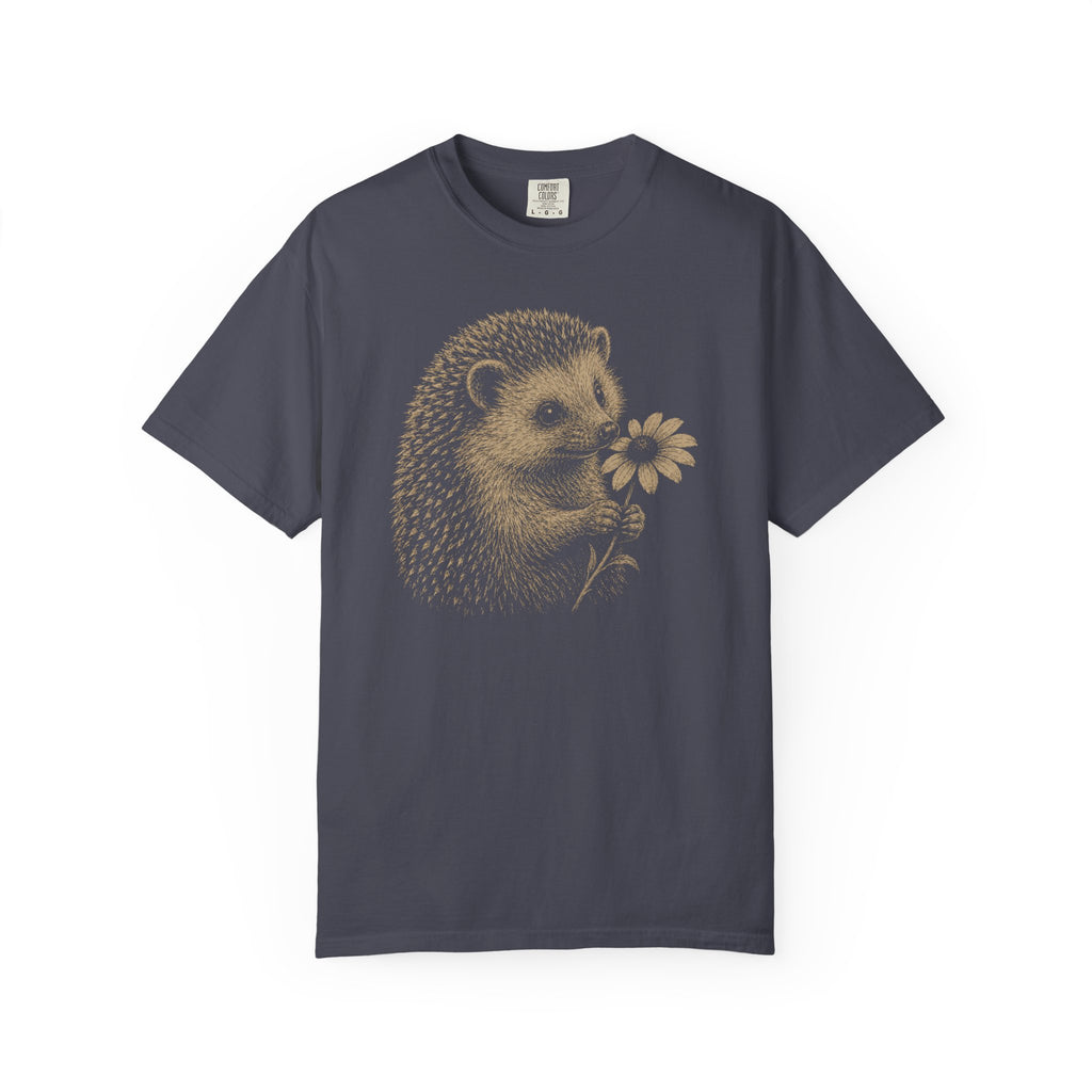 Hedgehog Flower T-Shirt