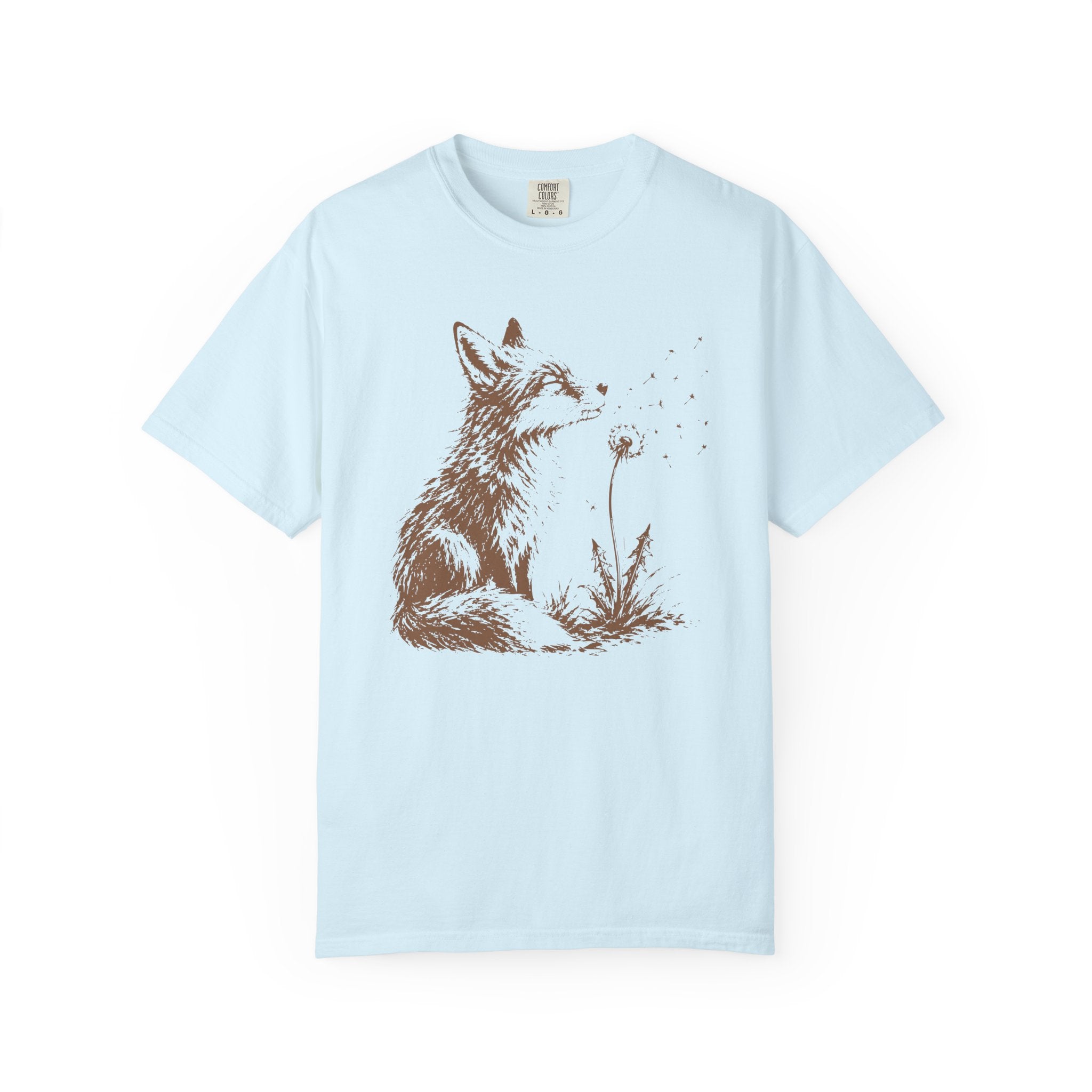 Fox Blowing Dandelion T-Shirt