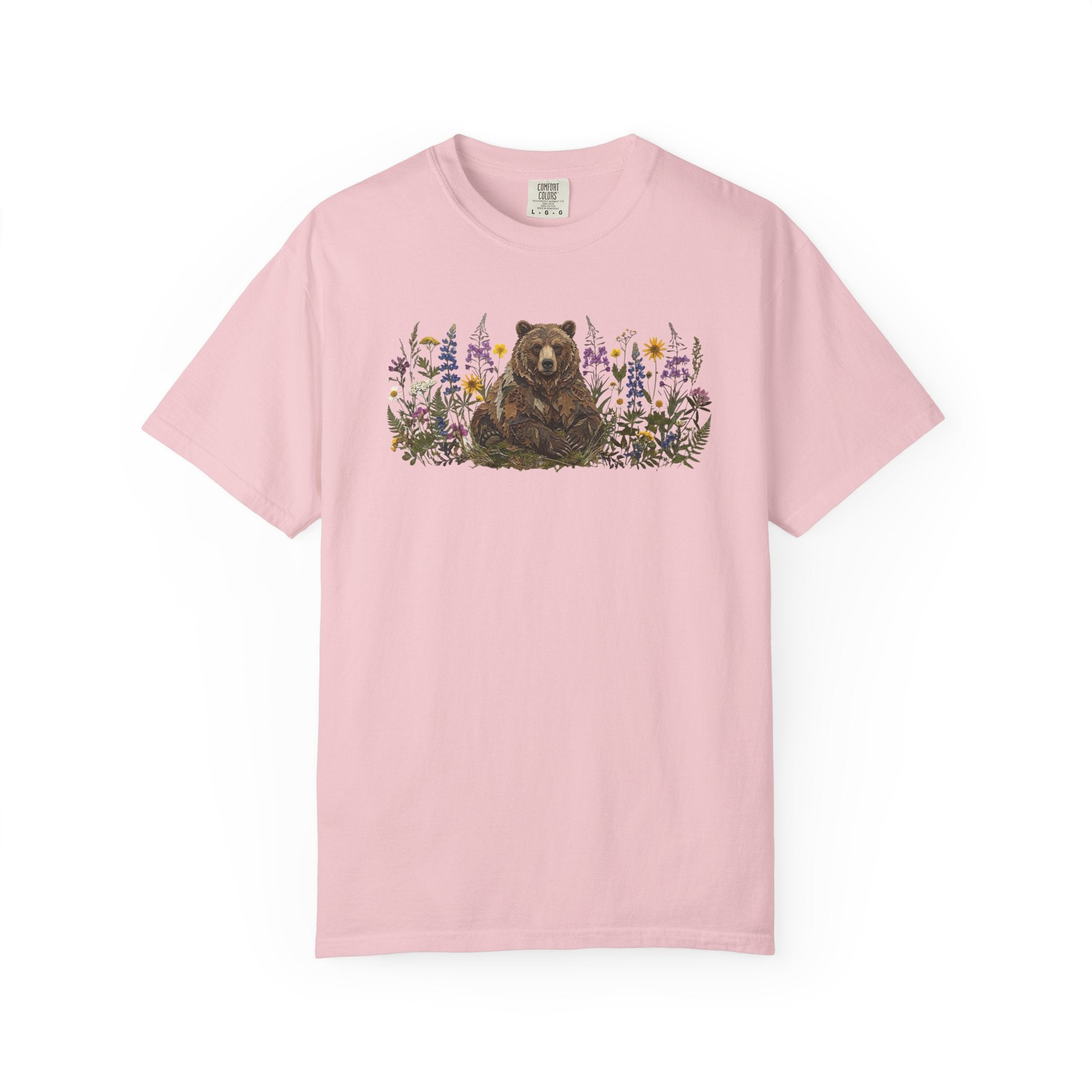 Bear Pressed Flowers T-Shirt