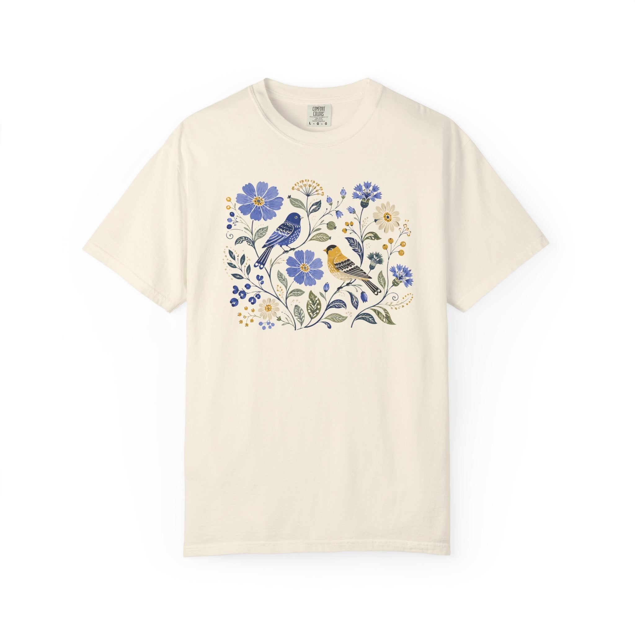 Goldfinch & Bunting Floral T-Shirt