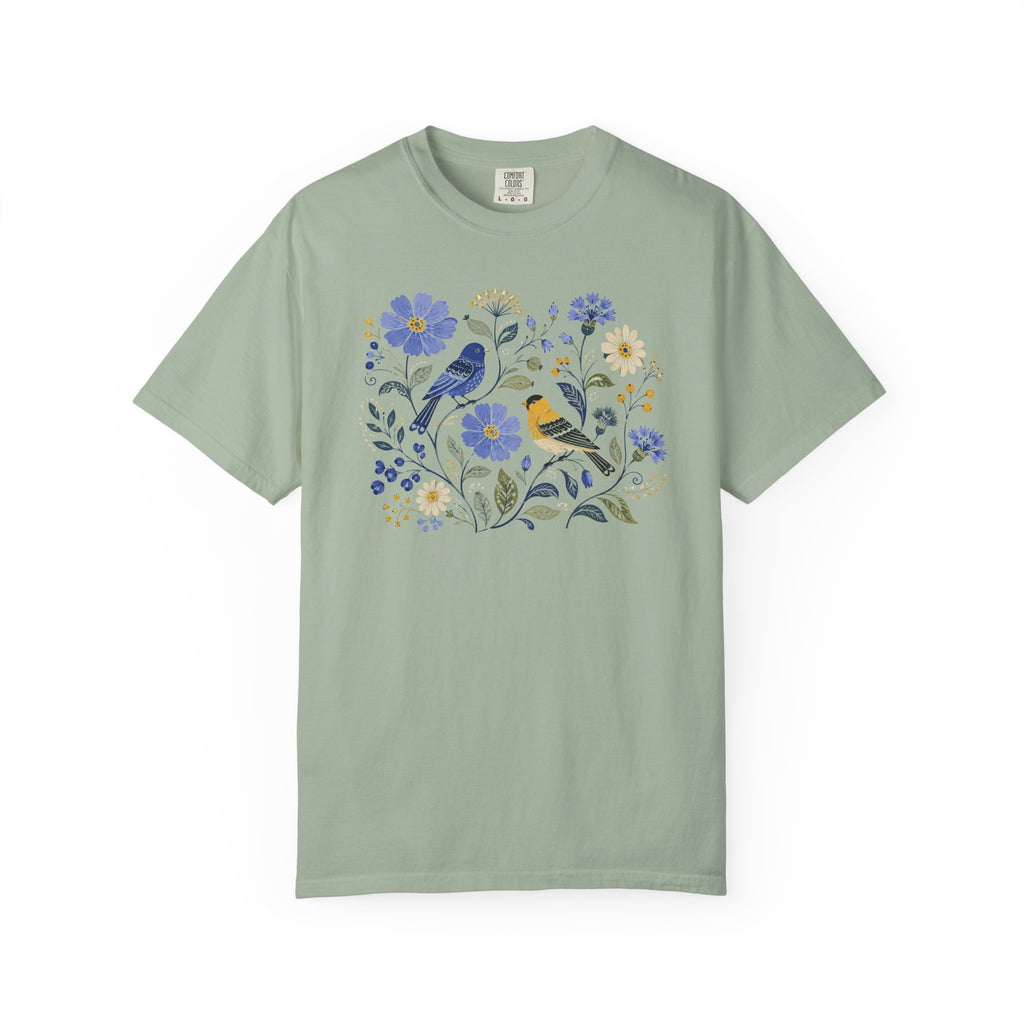Goldfinch & Bunting Floral T-Shirt