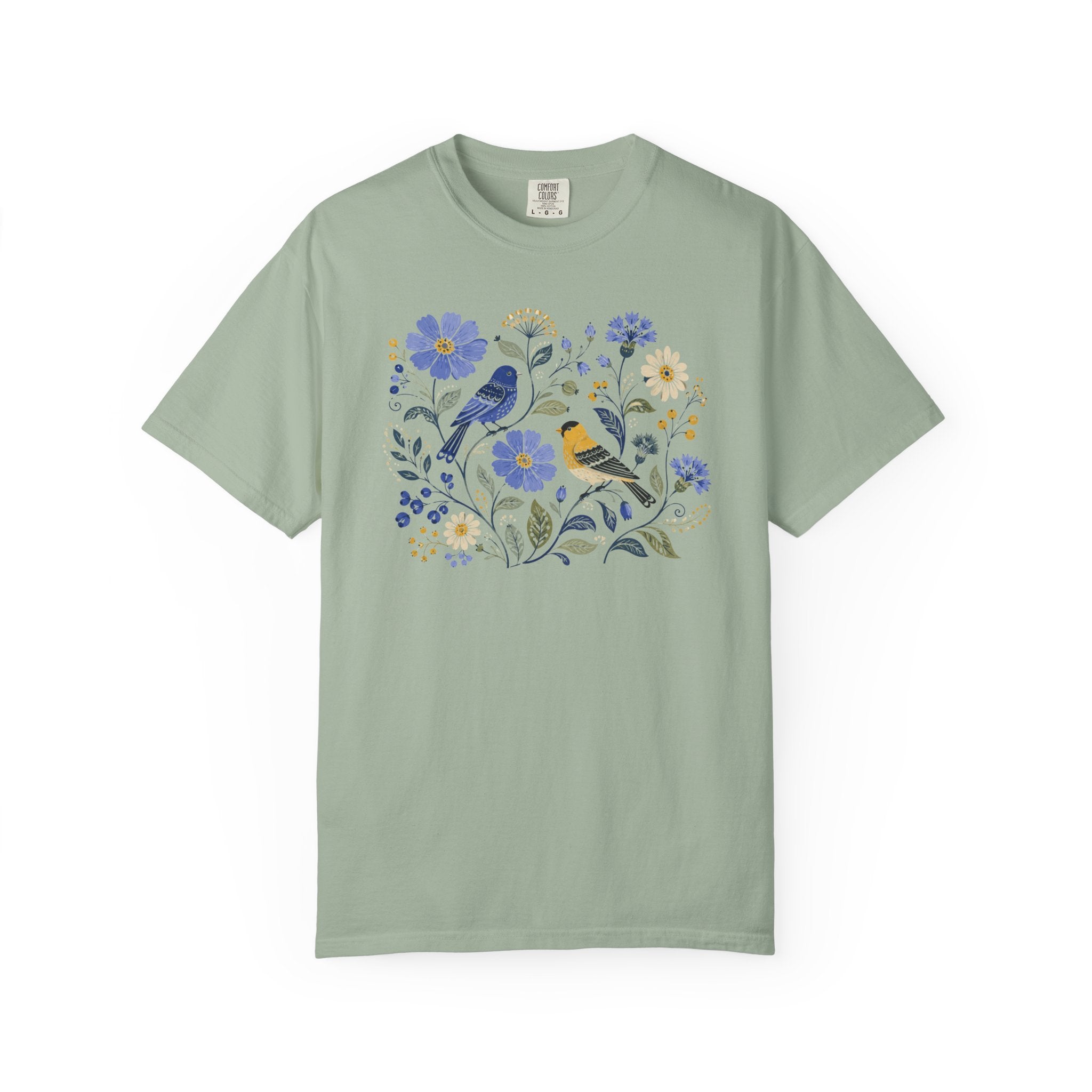 Goldfinch & Bunting Floral T-Shirt