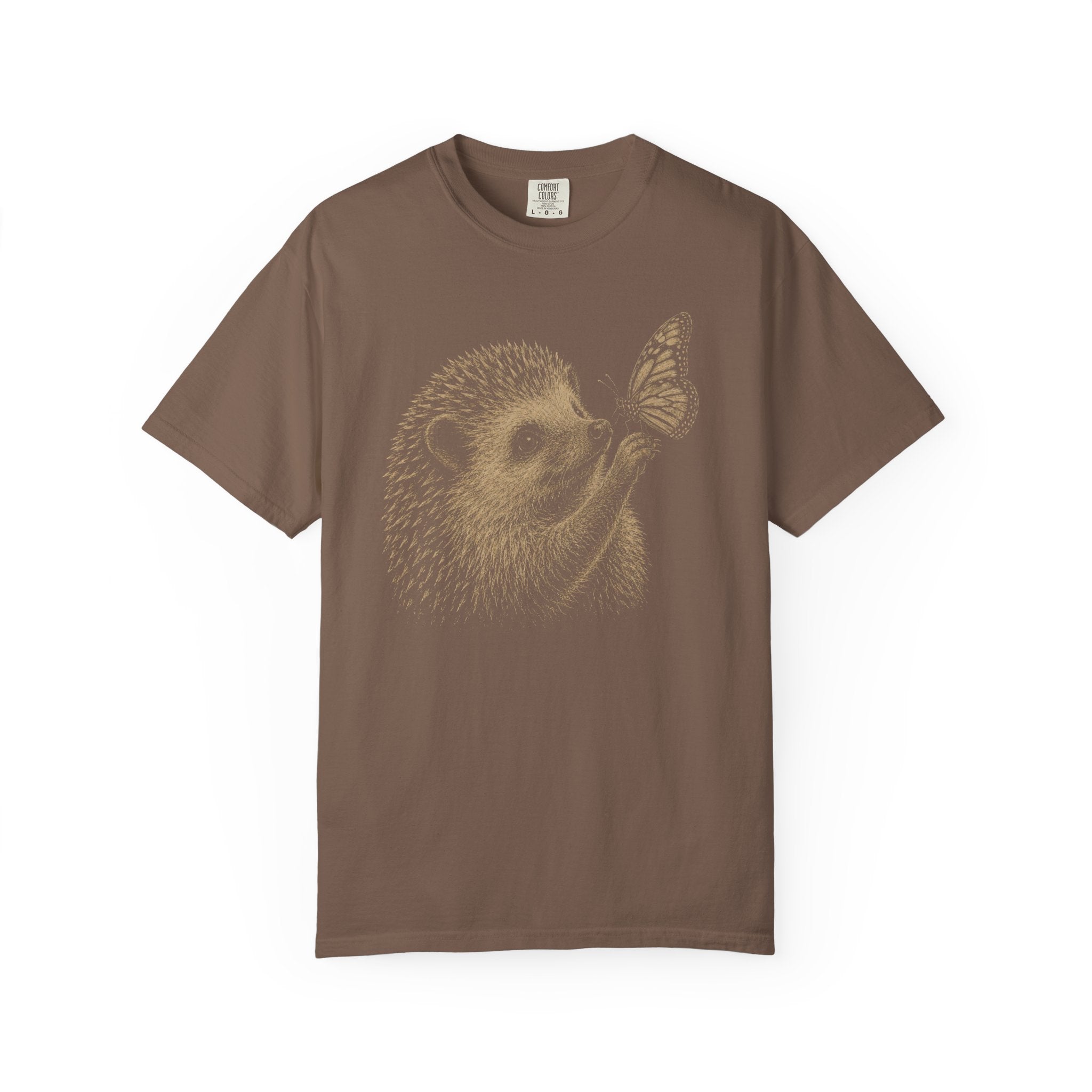 Hedgehog Butterfly Admiration T-Shirt