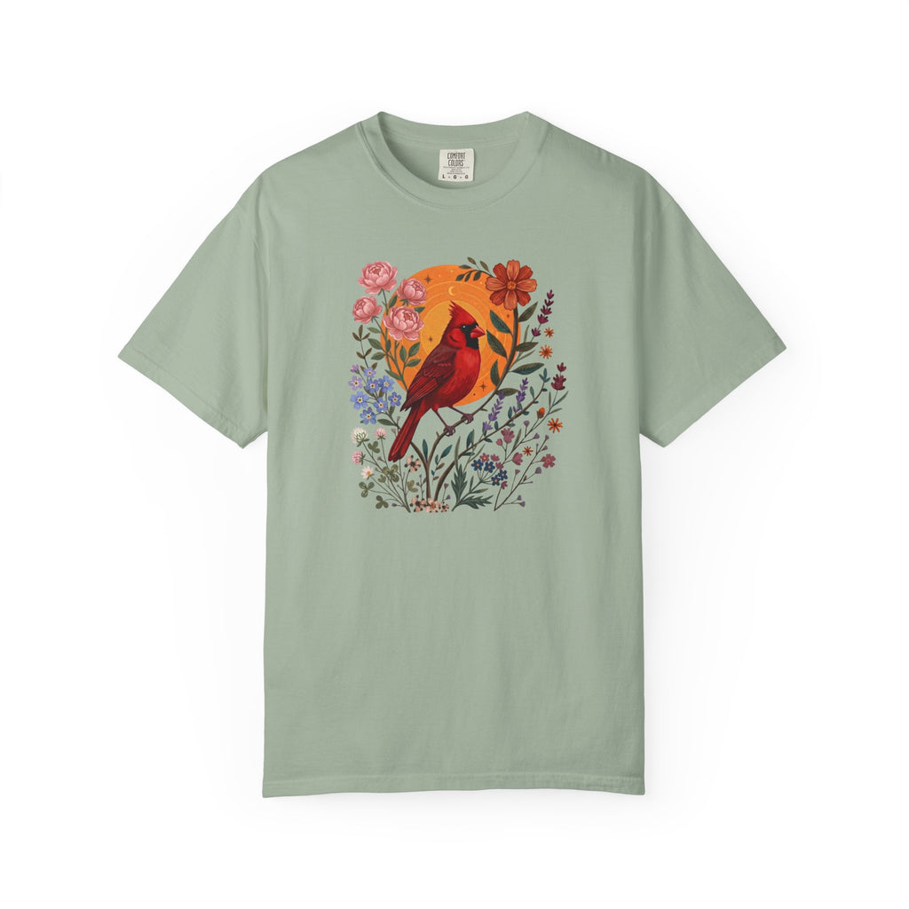 Cardinal Floral Sun T-Shirt