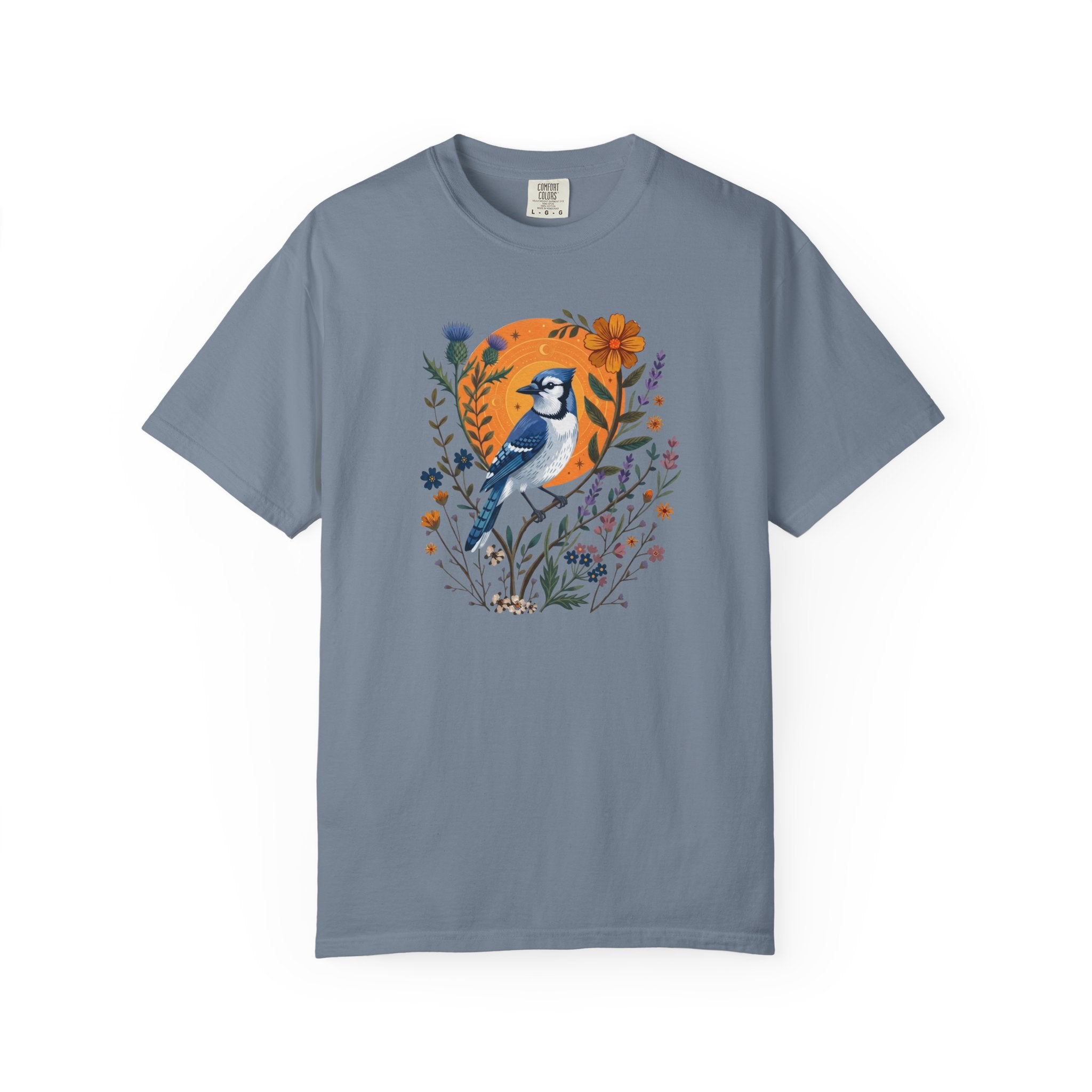 Blue Jay Floral Sun T-Shirt