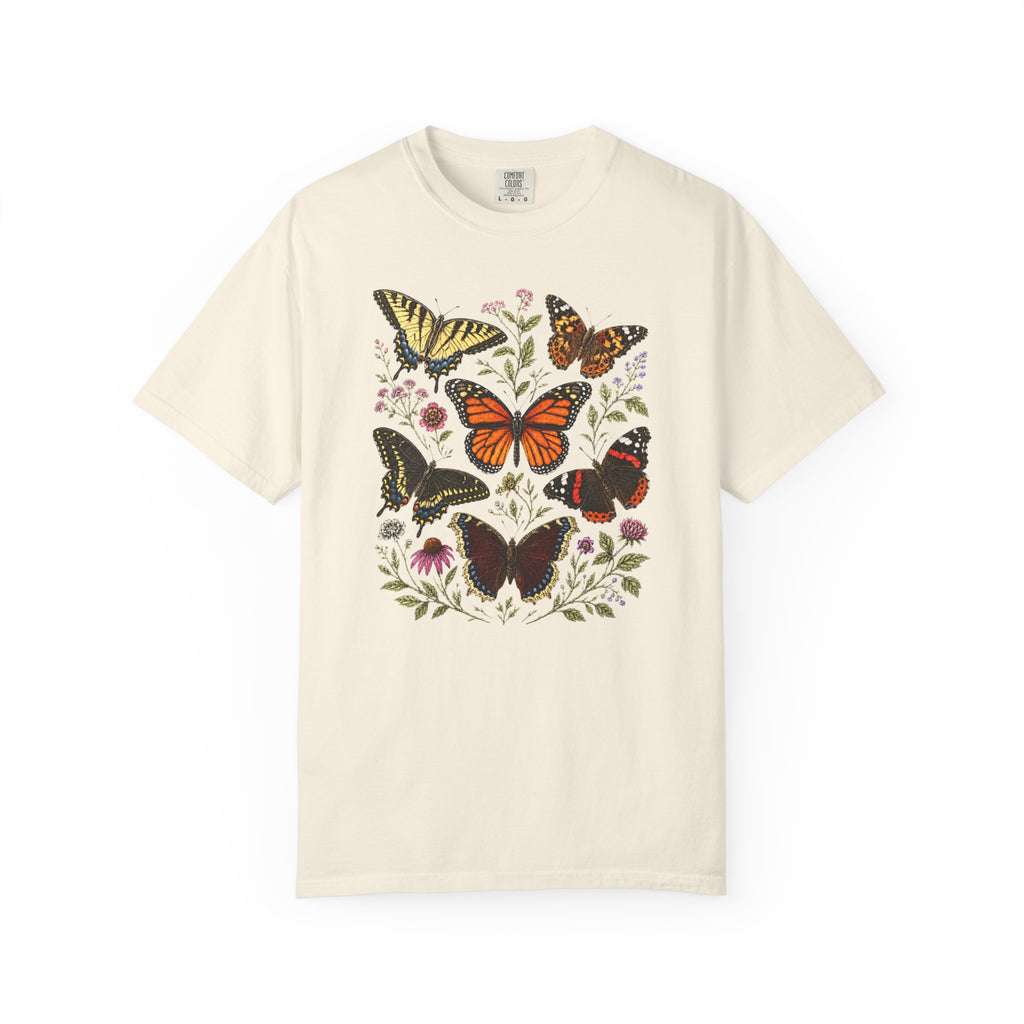 Butterflies Floral T-Shirt