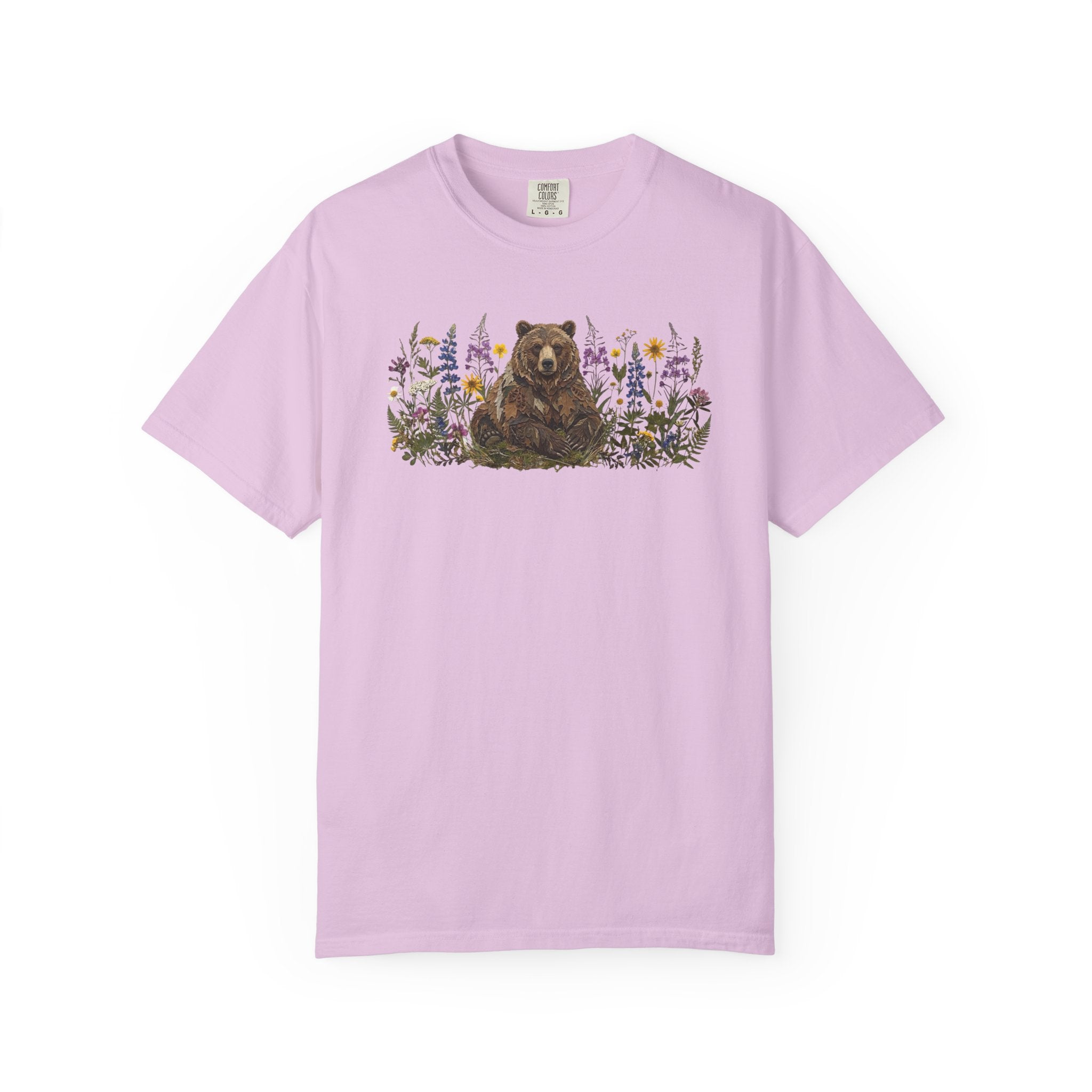 Bear Pressed Flowers T-Shirt