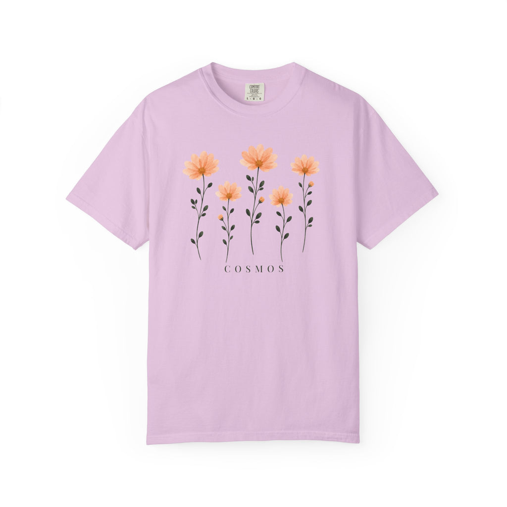 Cosmos Pressed Flowers T-Shirt