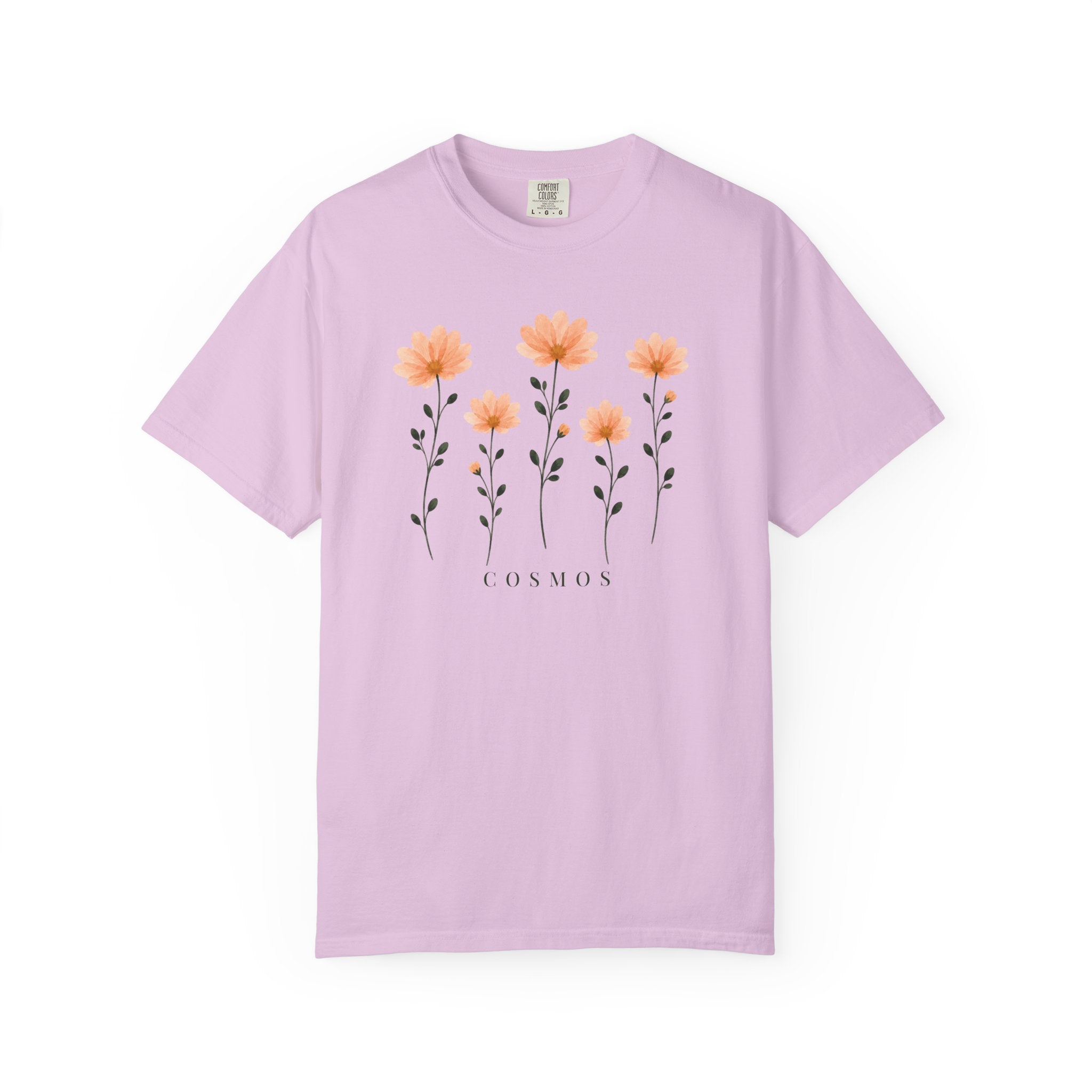 Cosmos Pressed Flowers T-Shirt