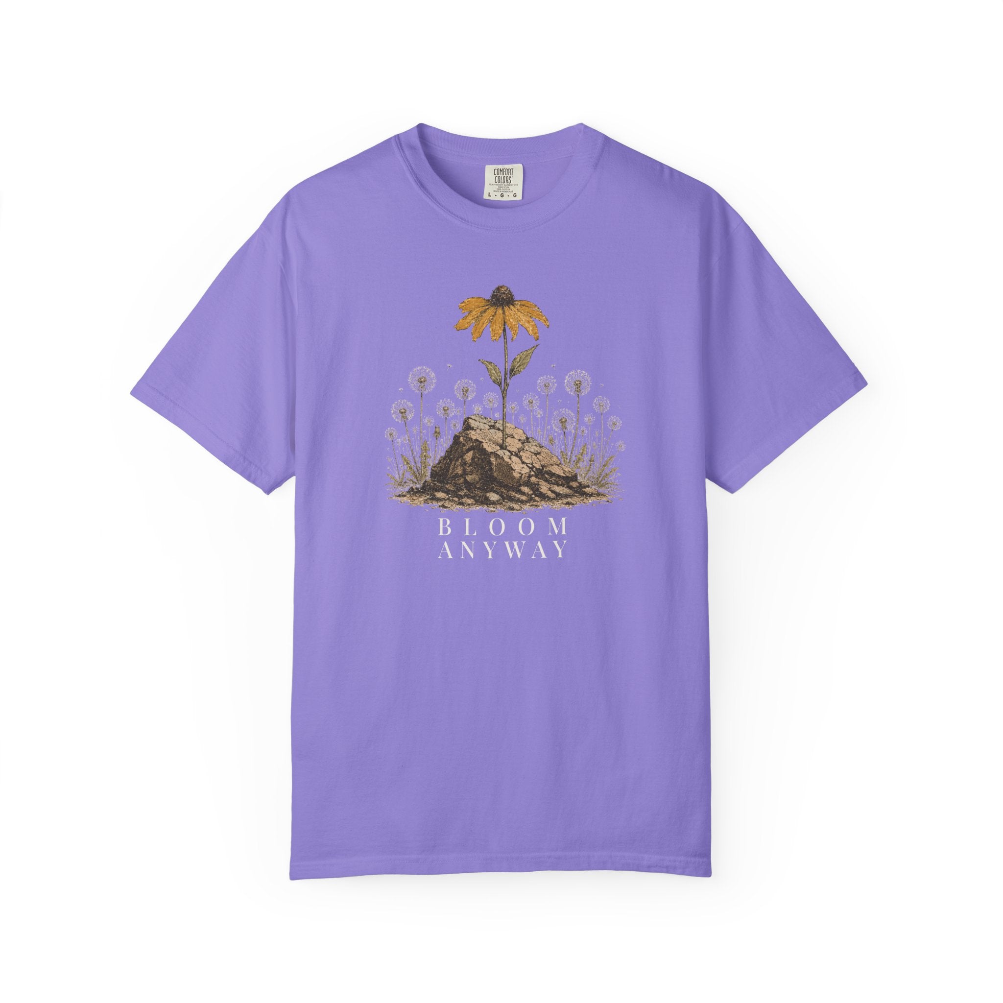 Bloom Anyway Yellow Flower T-Shirt