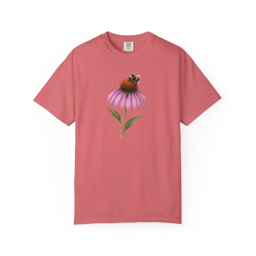 Bee on Purple Flower T-Shirt