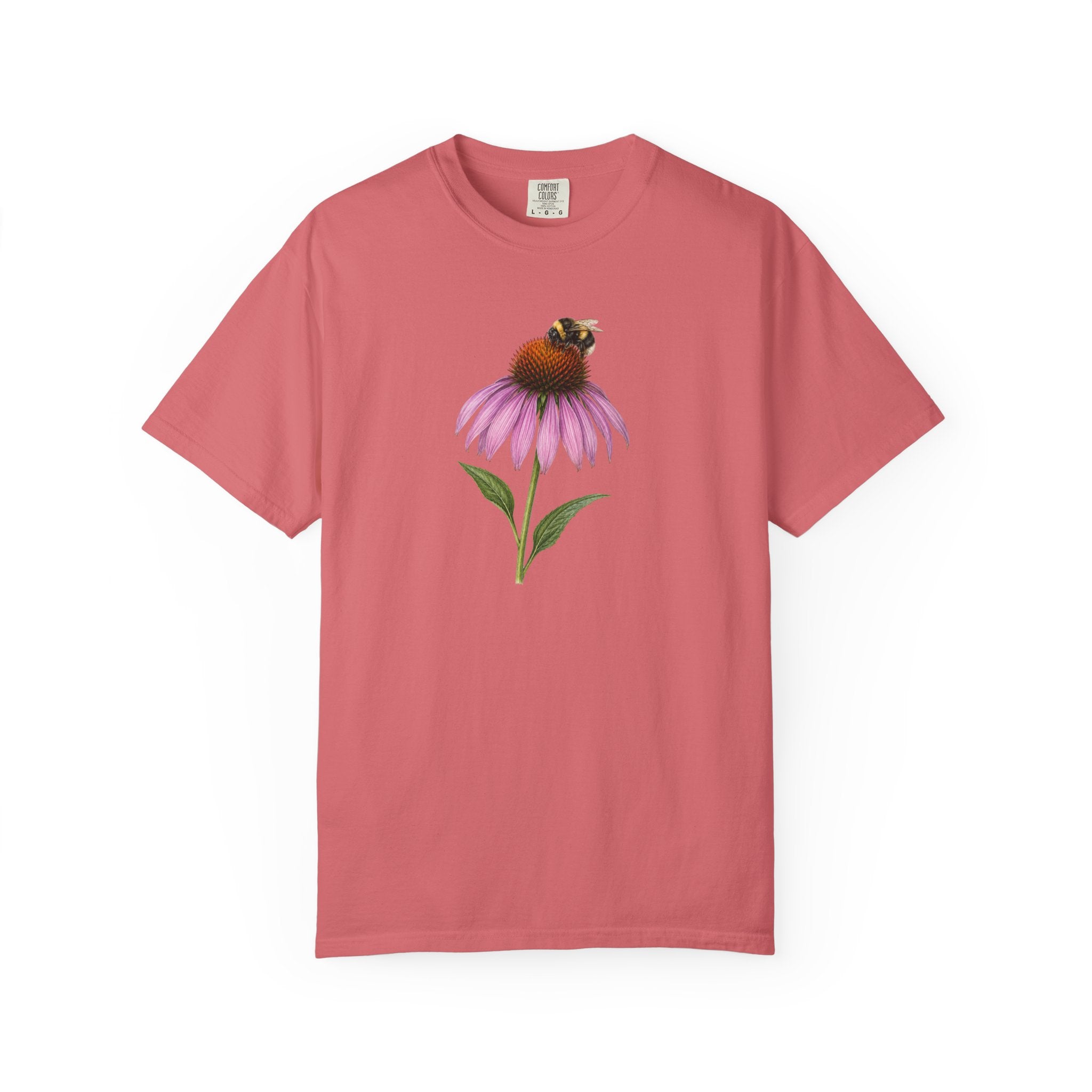 Bee on Purple Flower T-Shirt