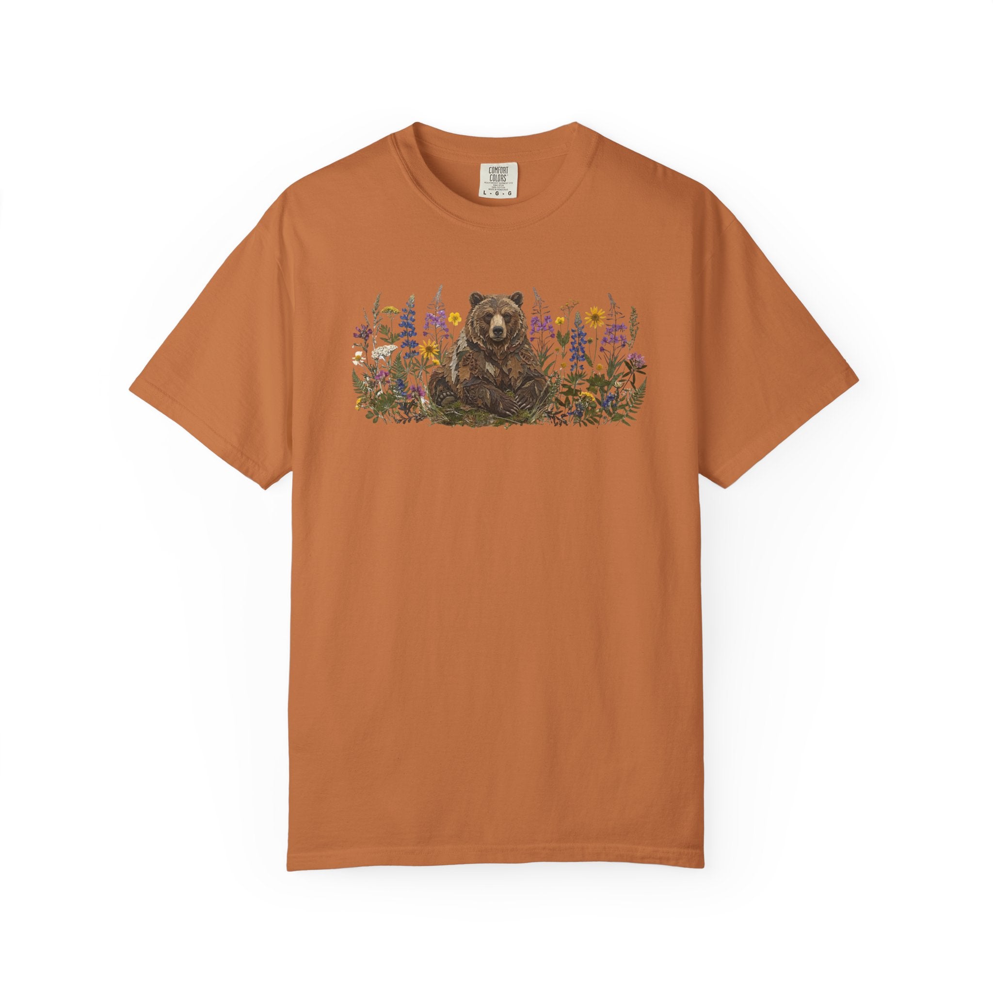 Bear Pressed Flowers T-Shirt
