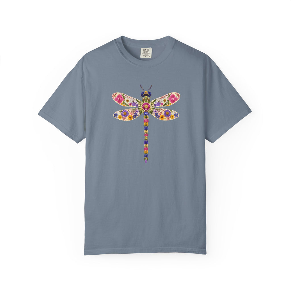 Pressed Flowers Dragonfly T-Shirt