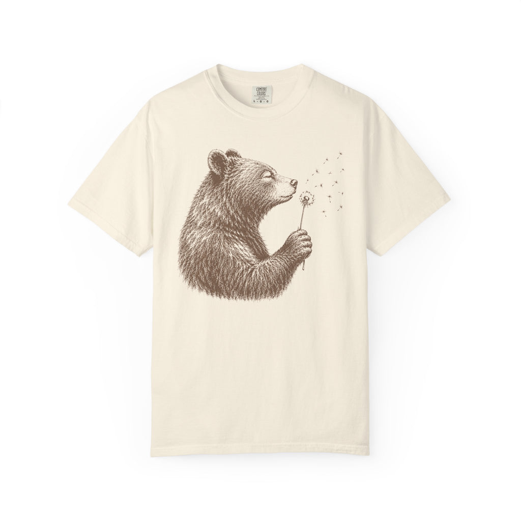 Bear Blowing Dandelion T-Shirt