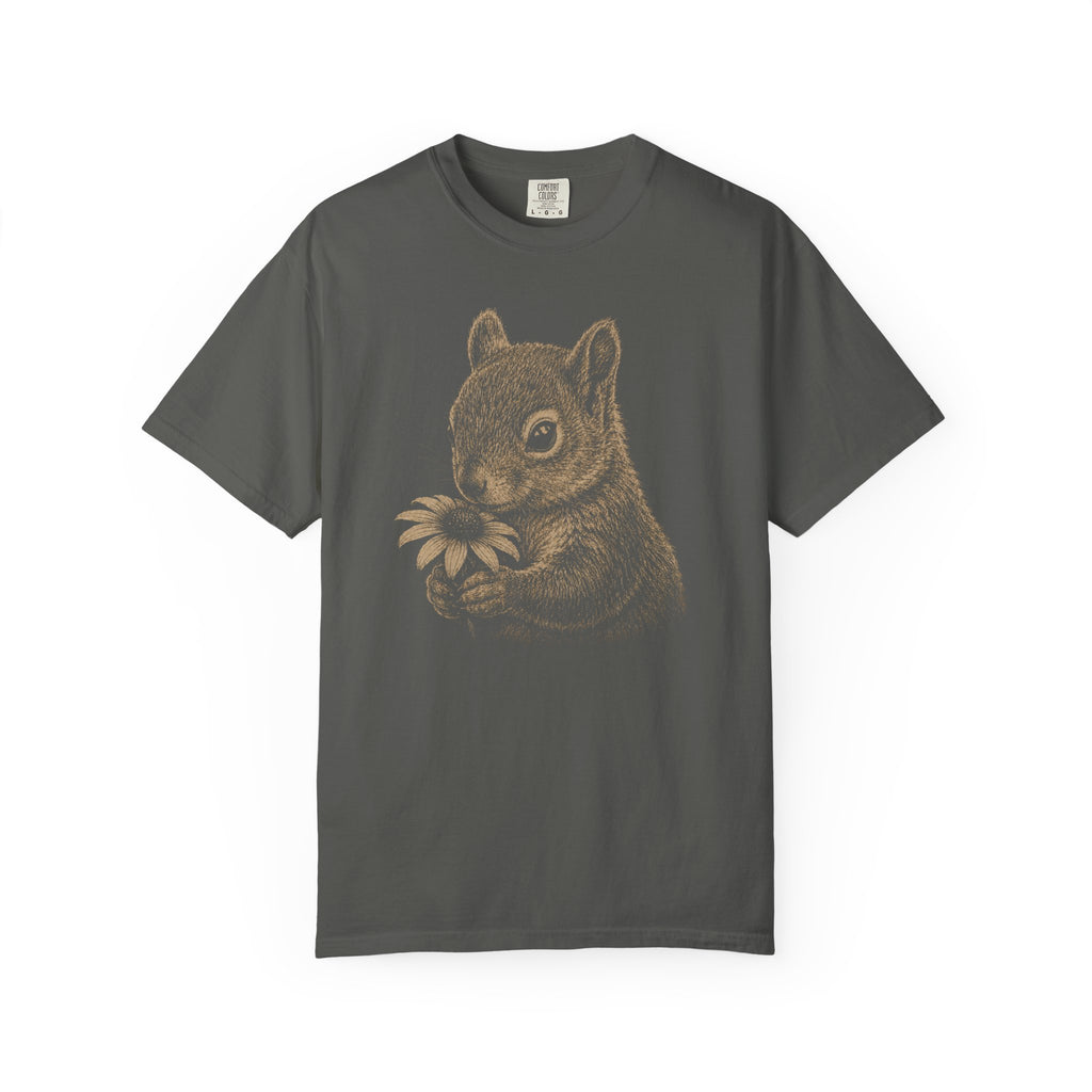 Squirrel with Flower T-Shirt