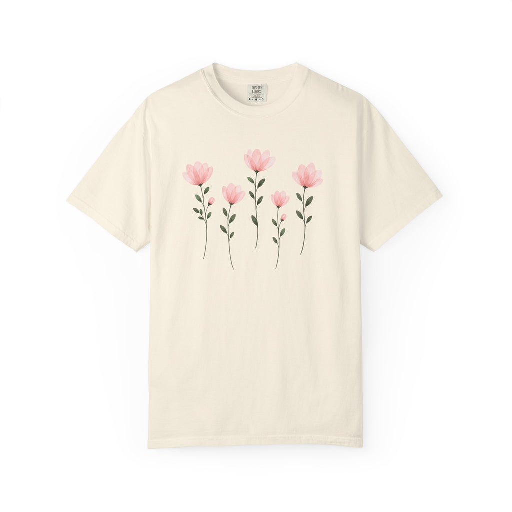 Pink Pressed Flowers T-Shirt