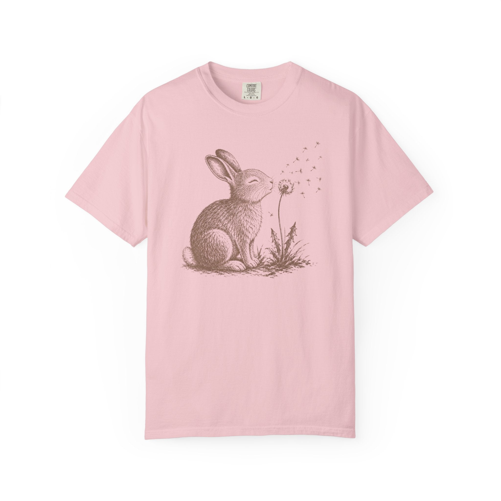Bunny Blowing Dandelion T-Shirt