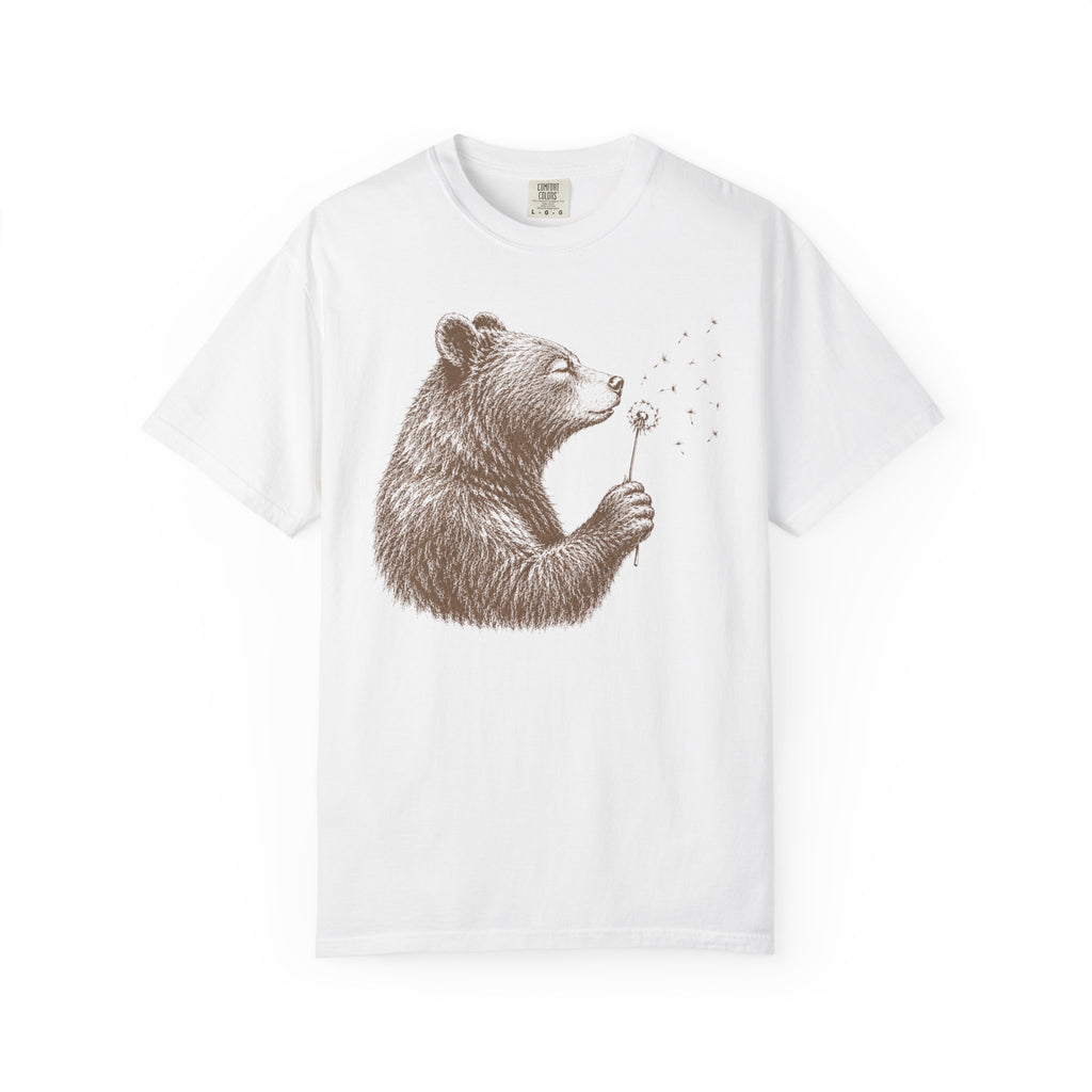 Bear Blowing Dandelion T-Shirt