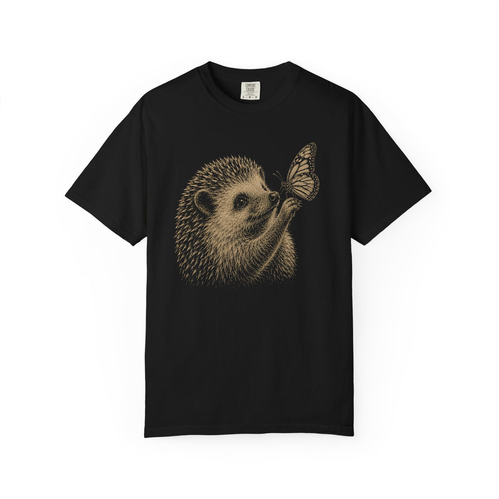 Hedgehog Butterfly Admiration T-Shirt