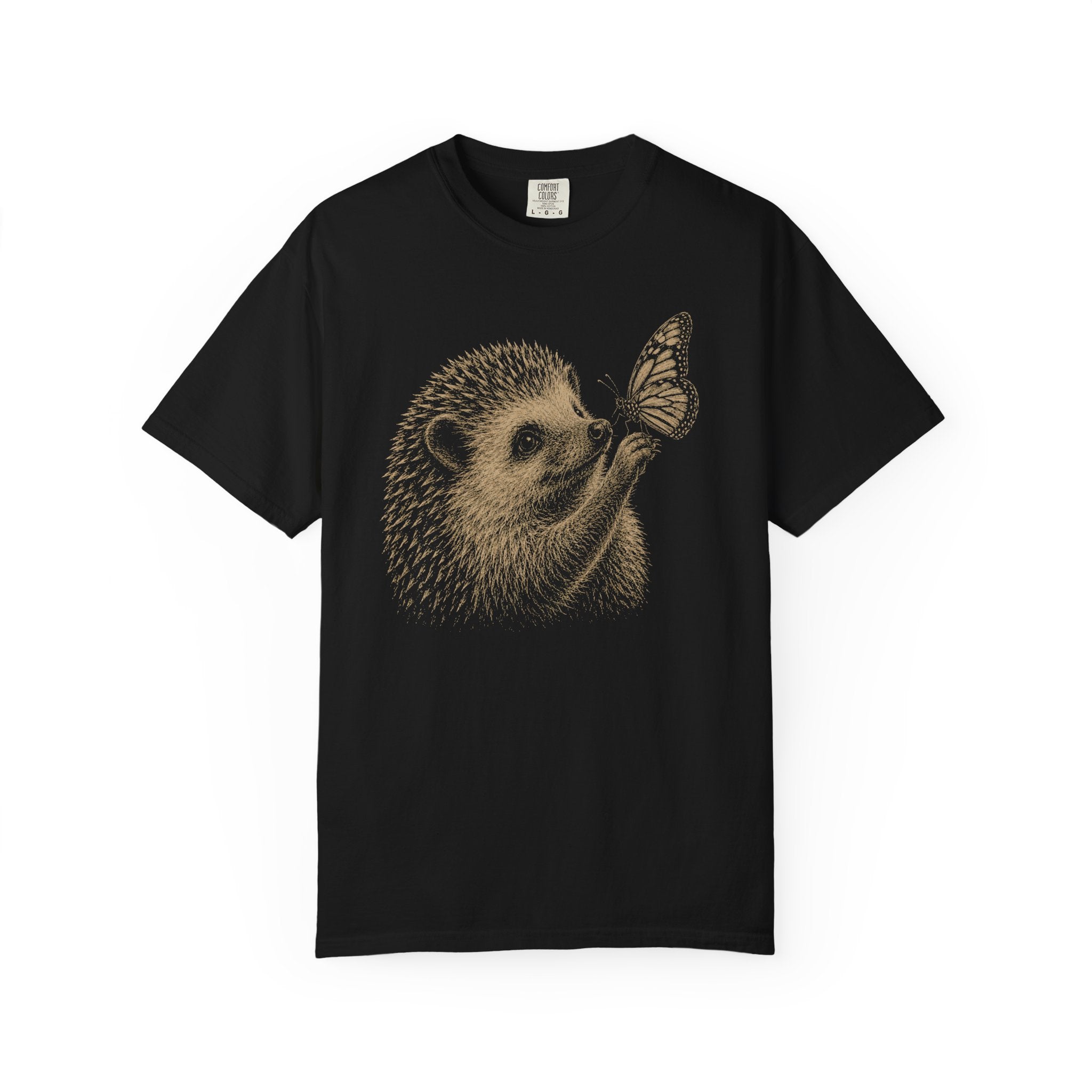 Hedgehog Butterfly Admiration T-Shirt