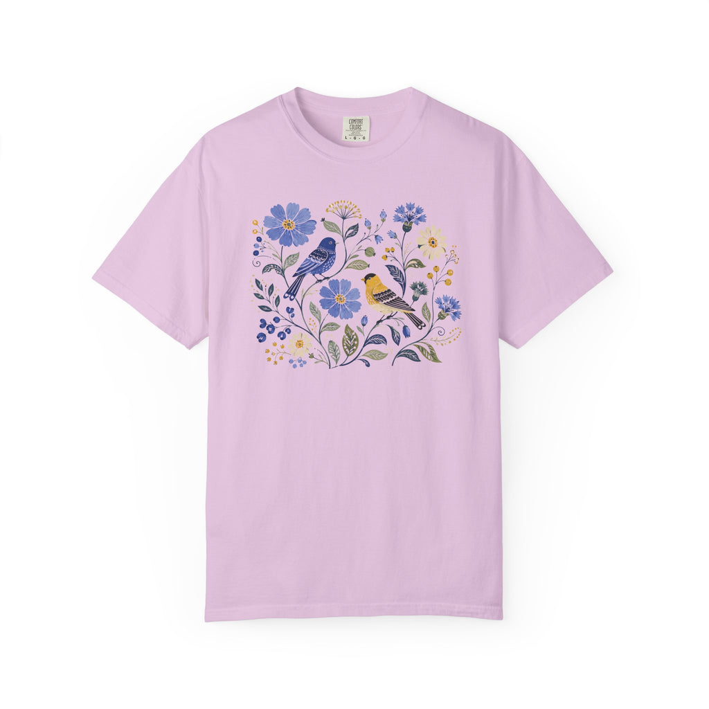 Goldfinch & Bunting Floral T-Shirt
