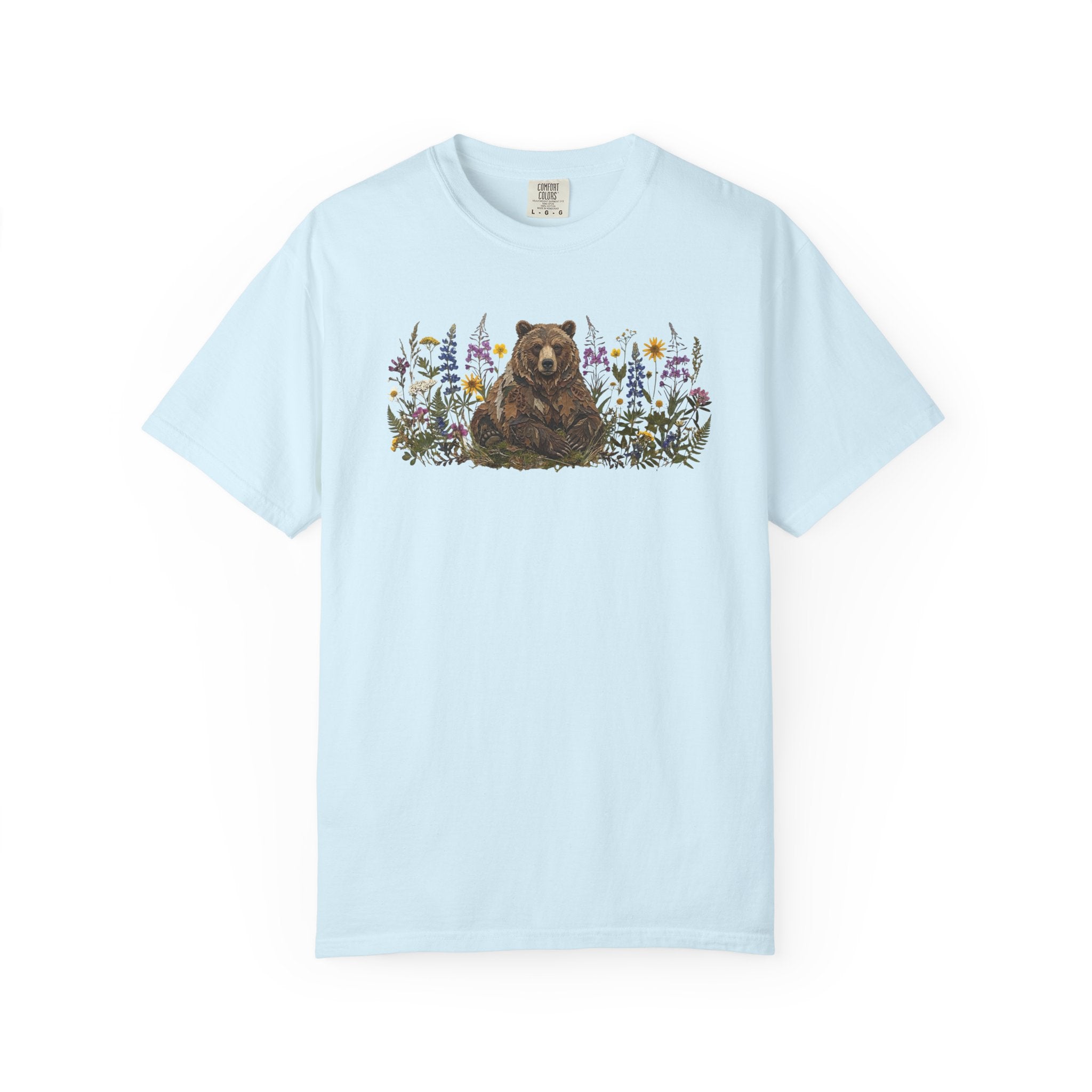 Bear Pressed Flowers T-Shirt