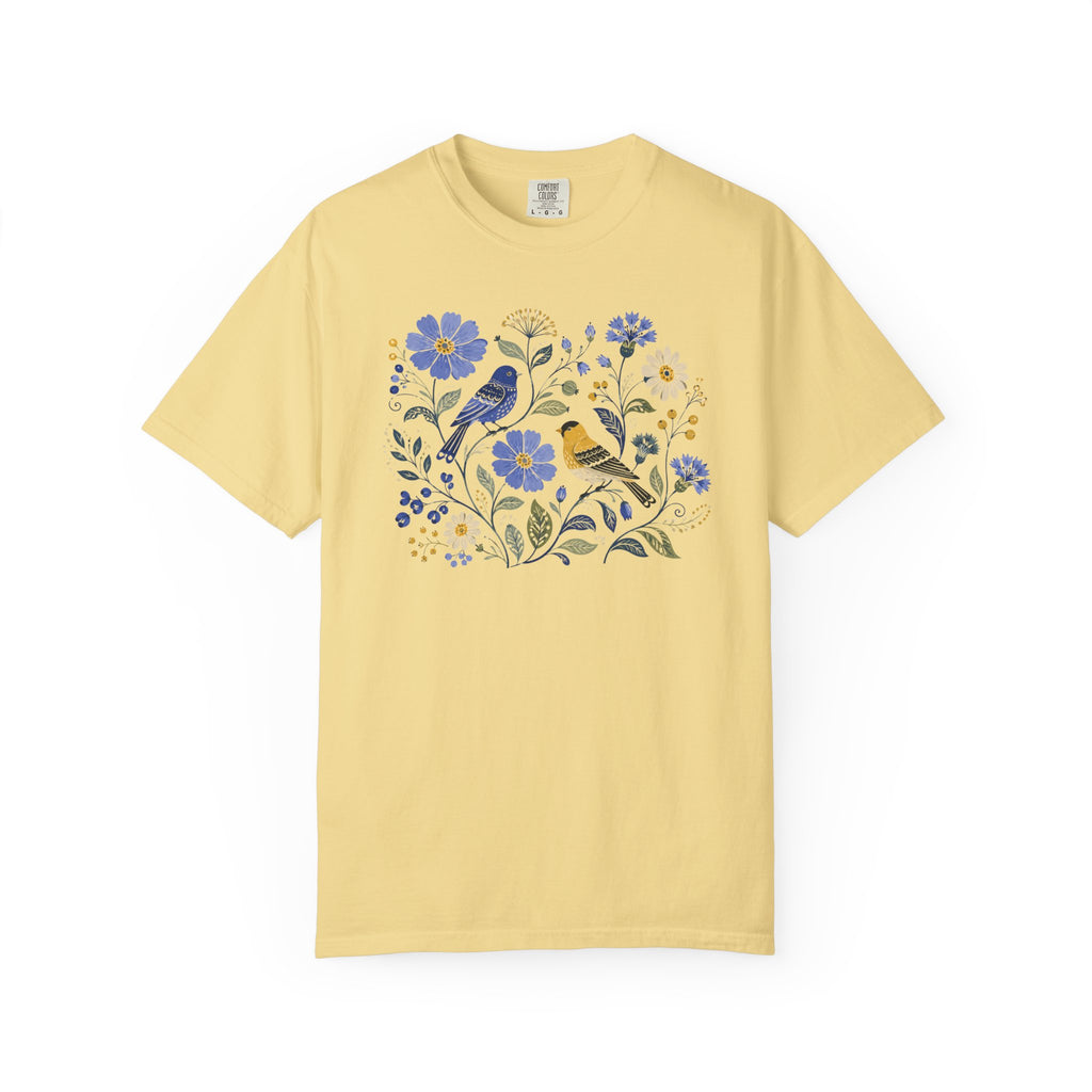 Goldfinch & Bunting Floral T-Shirt