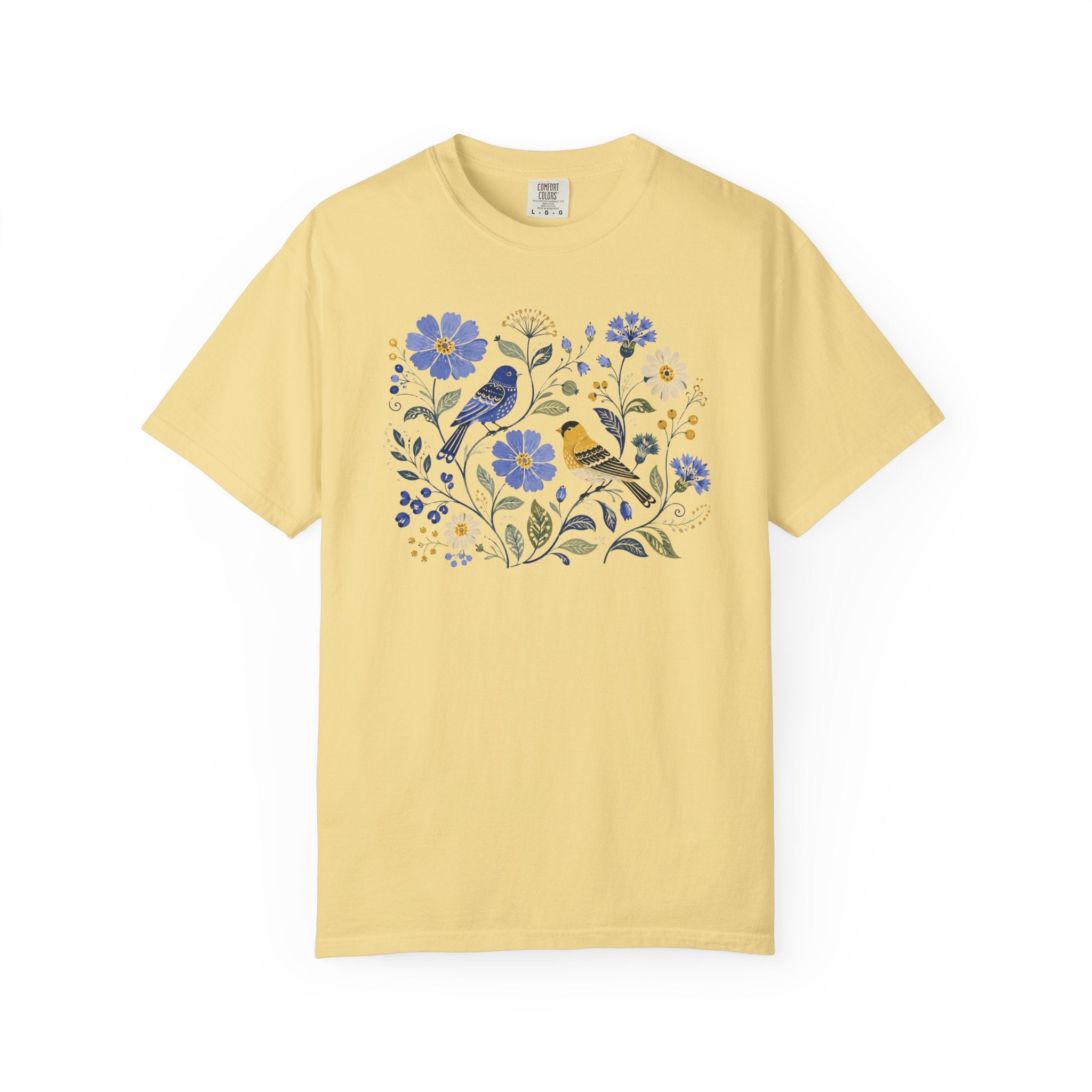 Goldfinch & Bunting Floral T-Shirt