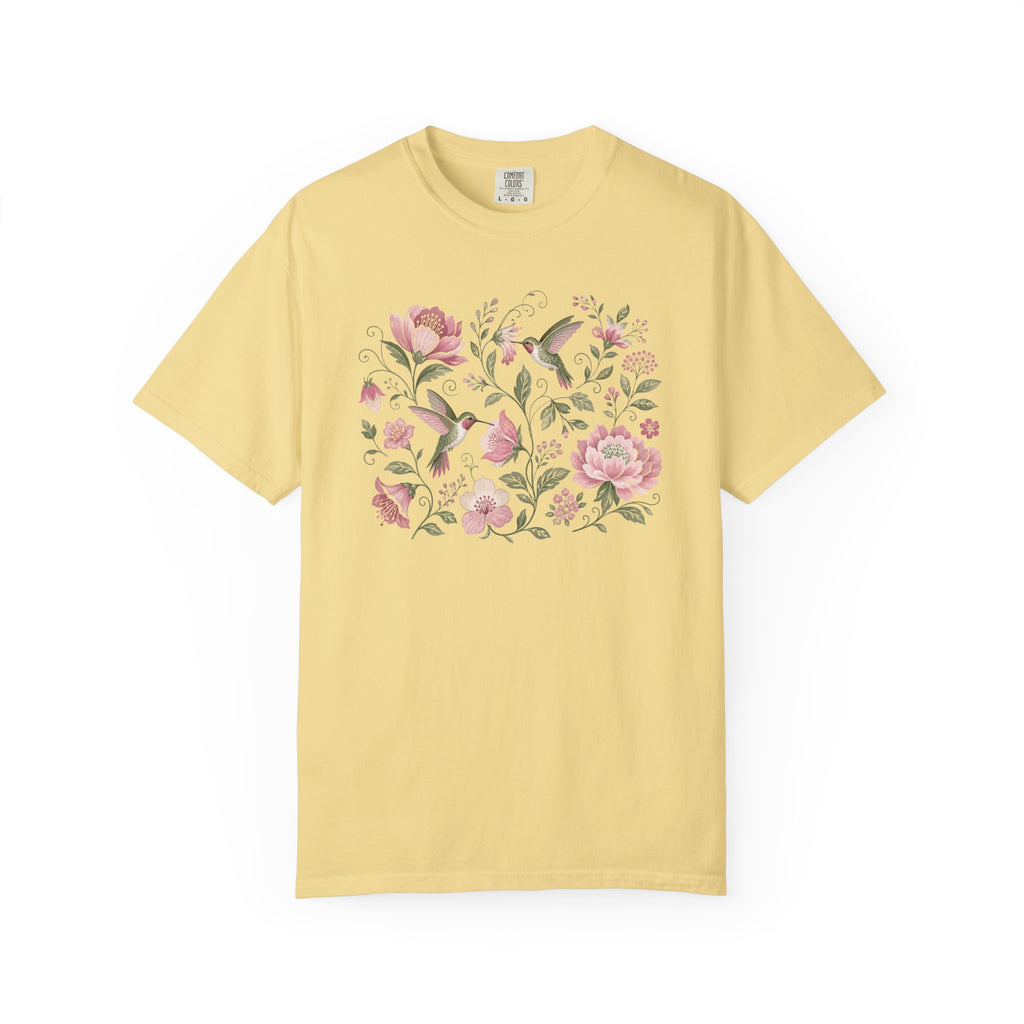 Hummingbirds Floral T-Shirt
