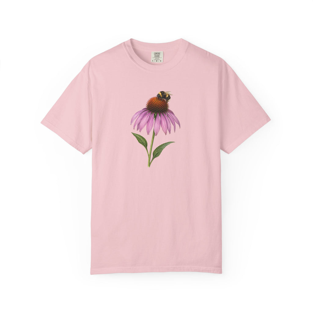 Bee on Purple Flower T-Shirt