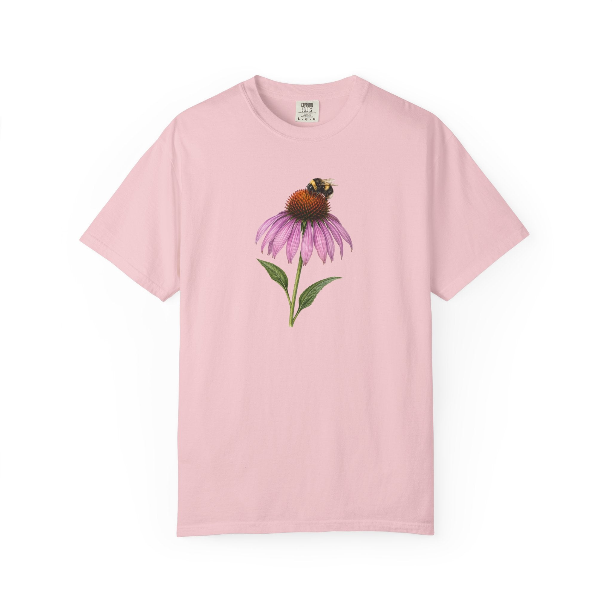 Bee on Purple Flower T-Shirt