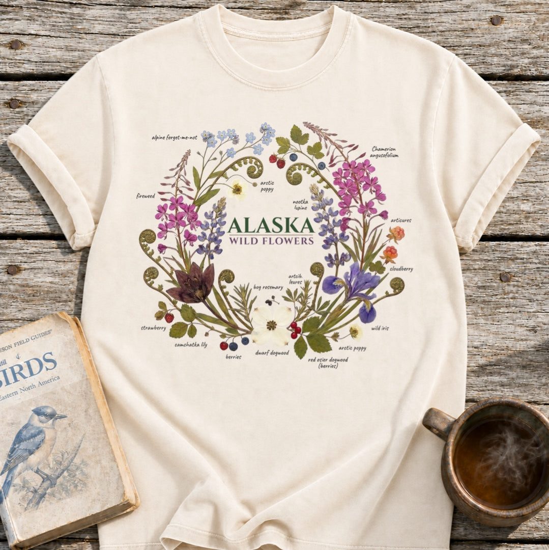 Alaska Wild Flowers Shirt