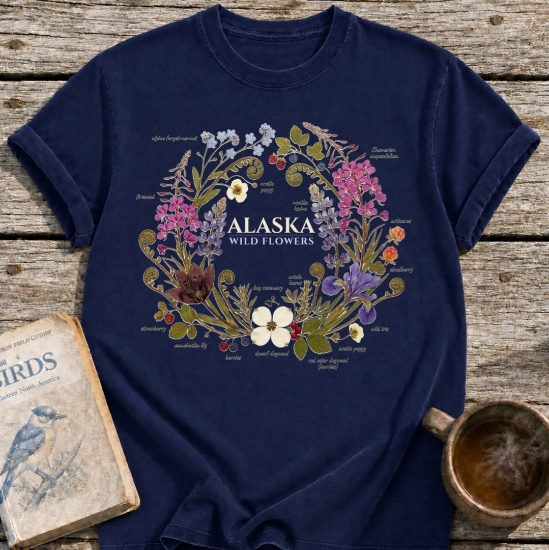 Alaska Wild Flowers Shirt
