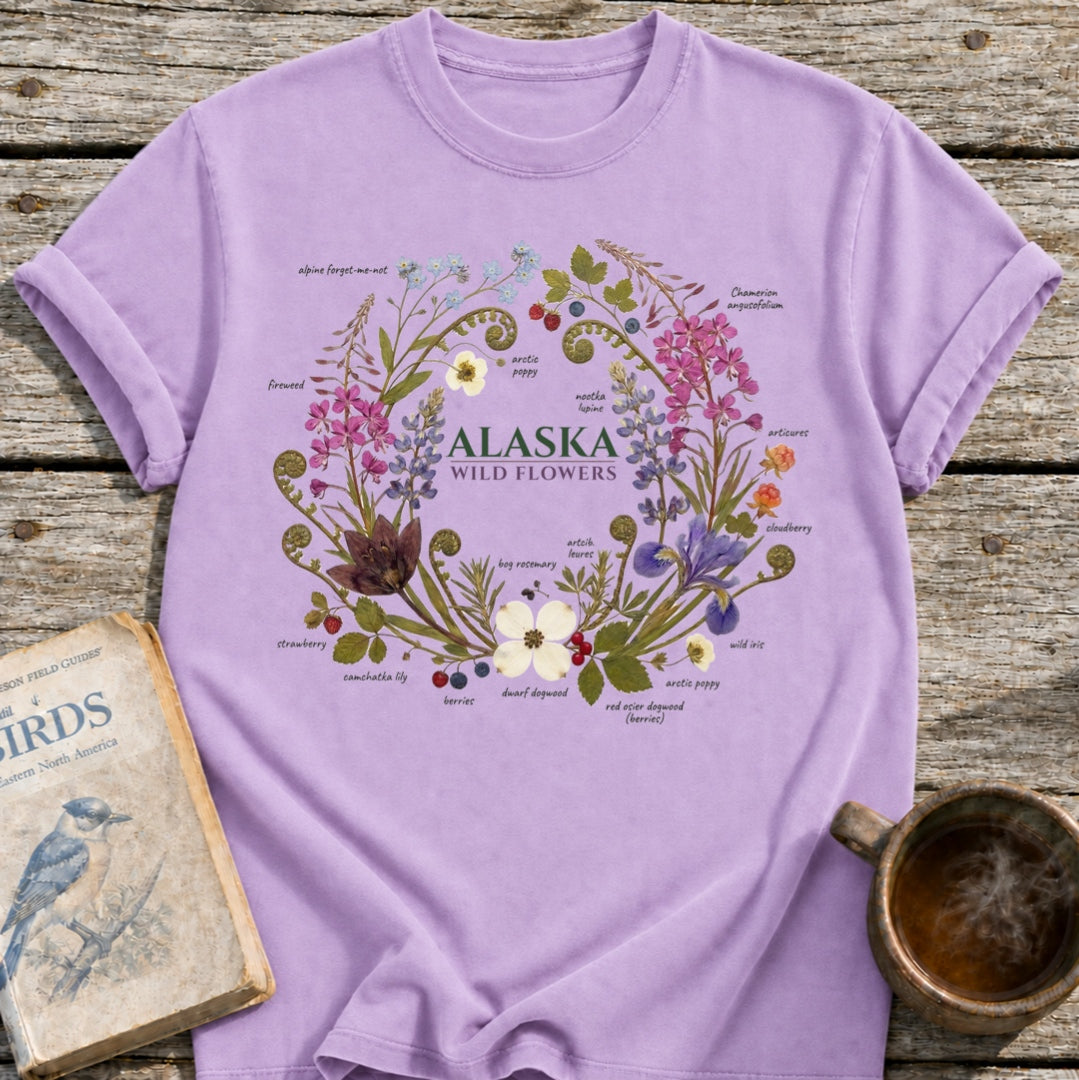 Alaska Wild Flowers Shirt