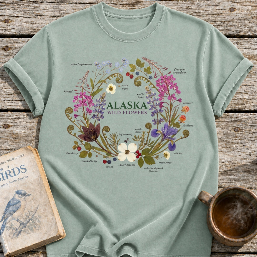 Alaska Wild Flowers Shirt