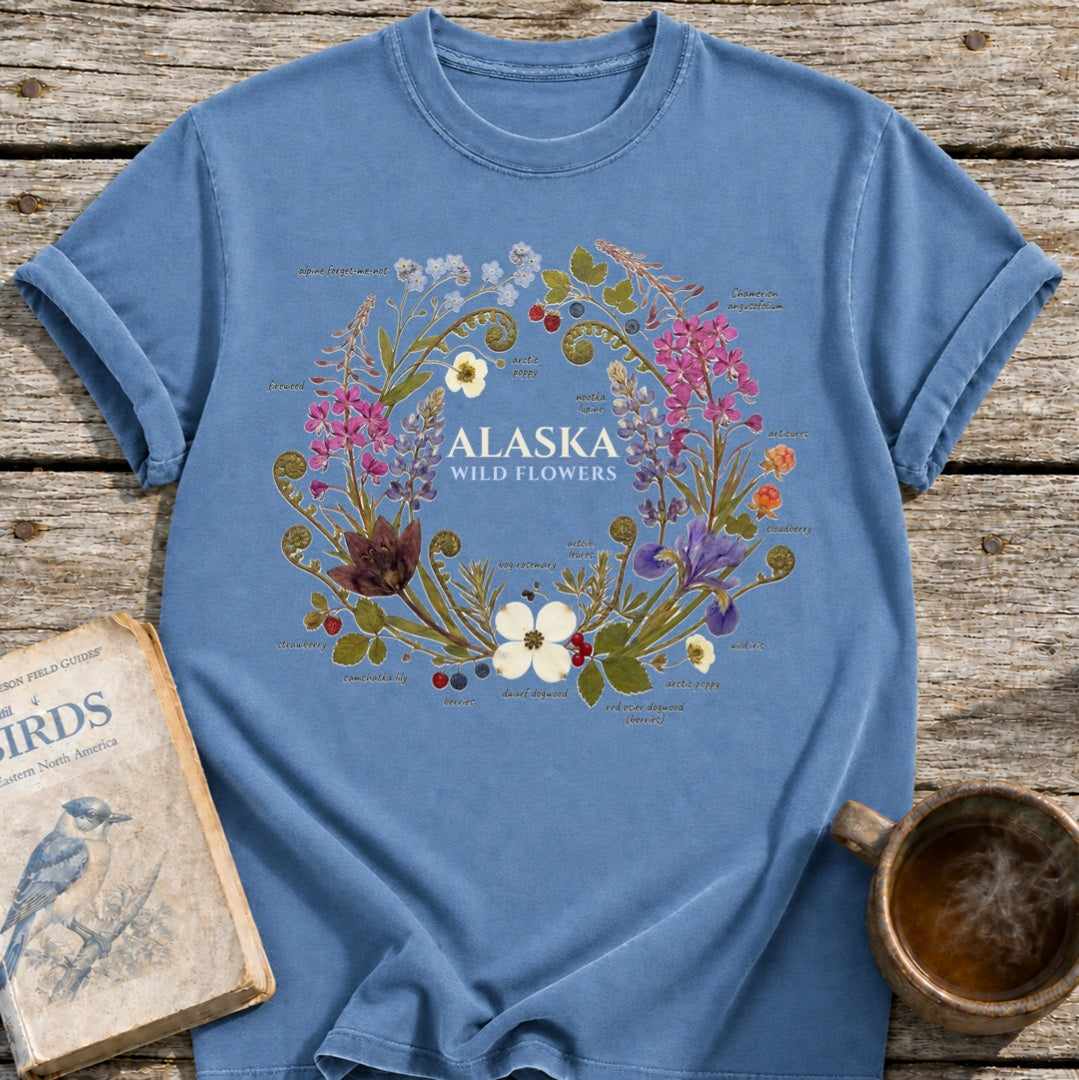 Alaska Wild Flowers Shirt