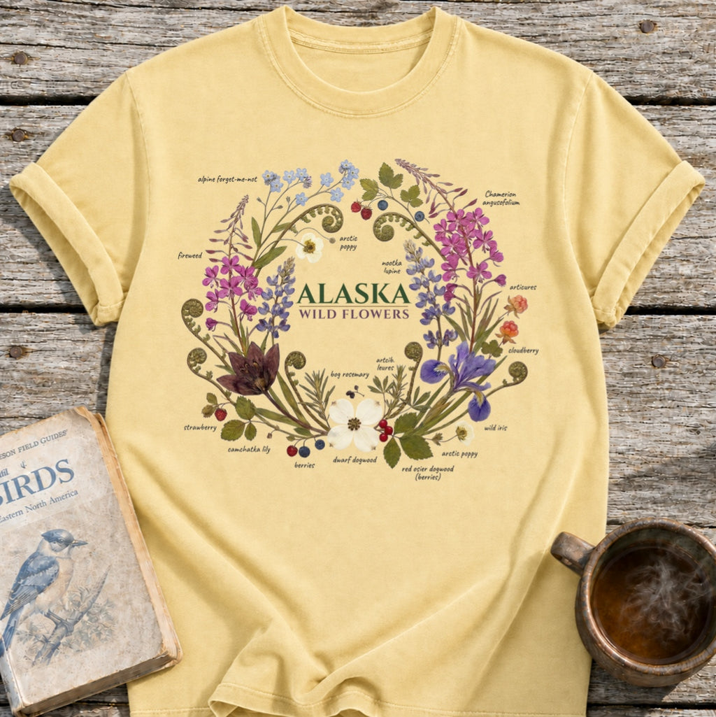 Alaska Wild Flowers Shirt
