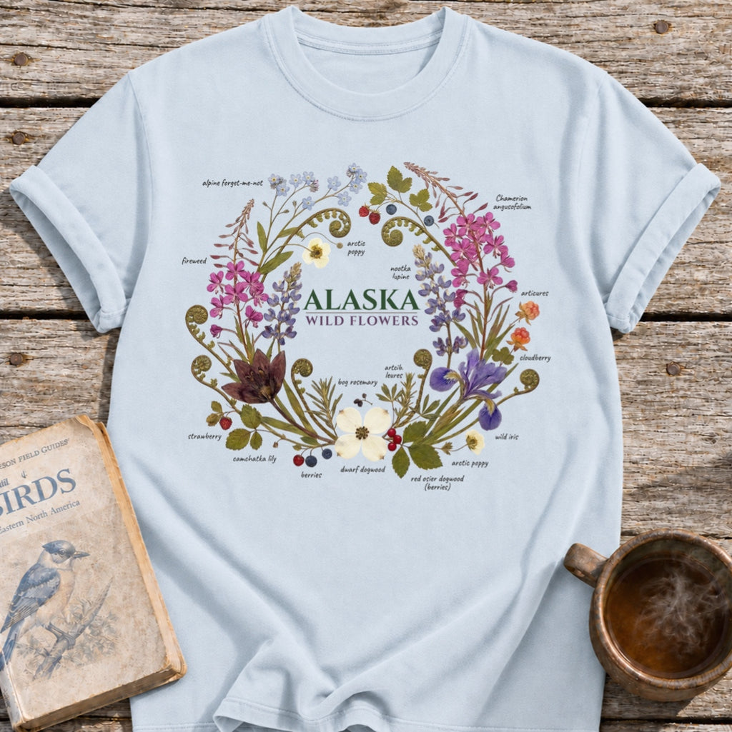 Alaska Wild Flowers Shirt