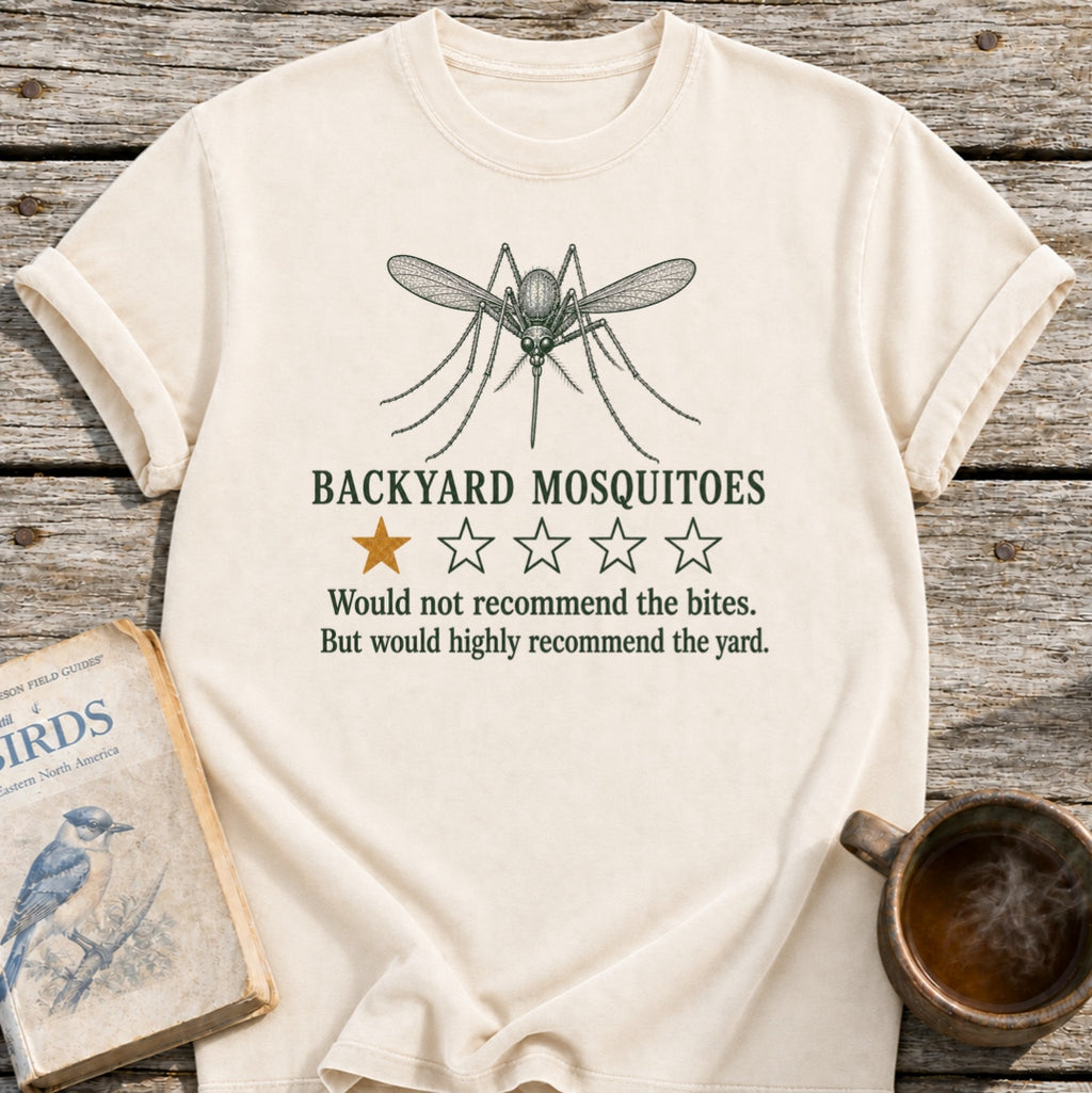 Backyard Mosquitoes Review T-Shirt