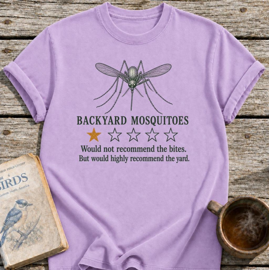 Backyard Mosquitoes Review T-Shirt